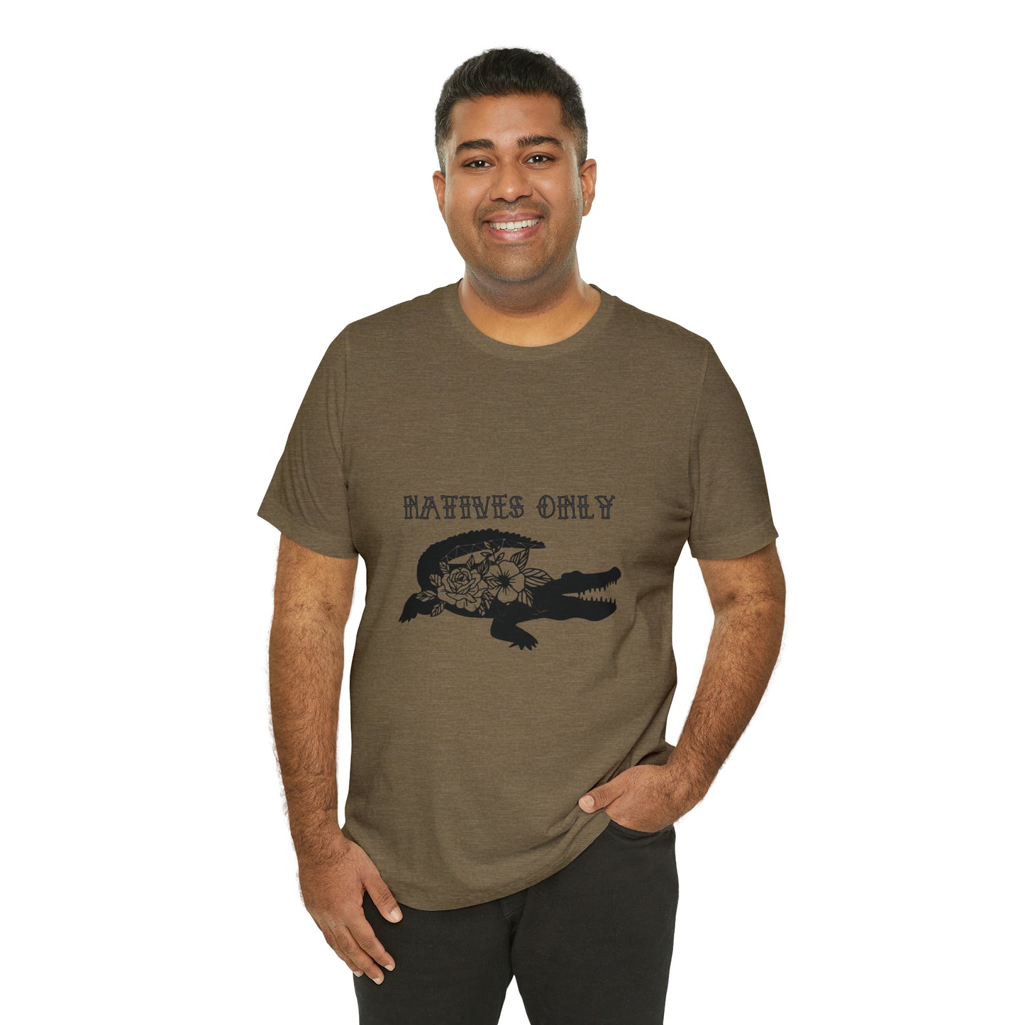 Natives Only Alligator Unisex Jersey Tee
