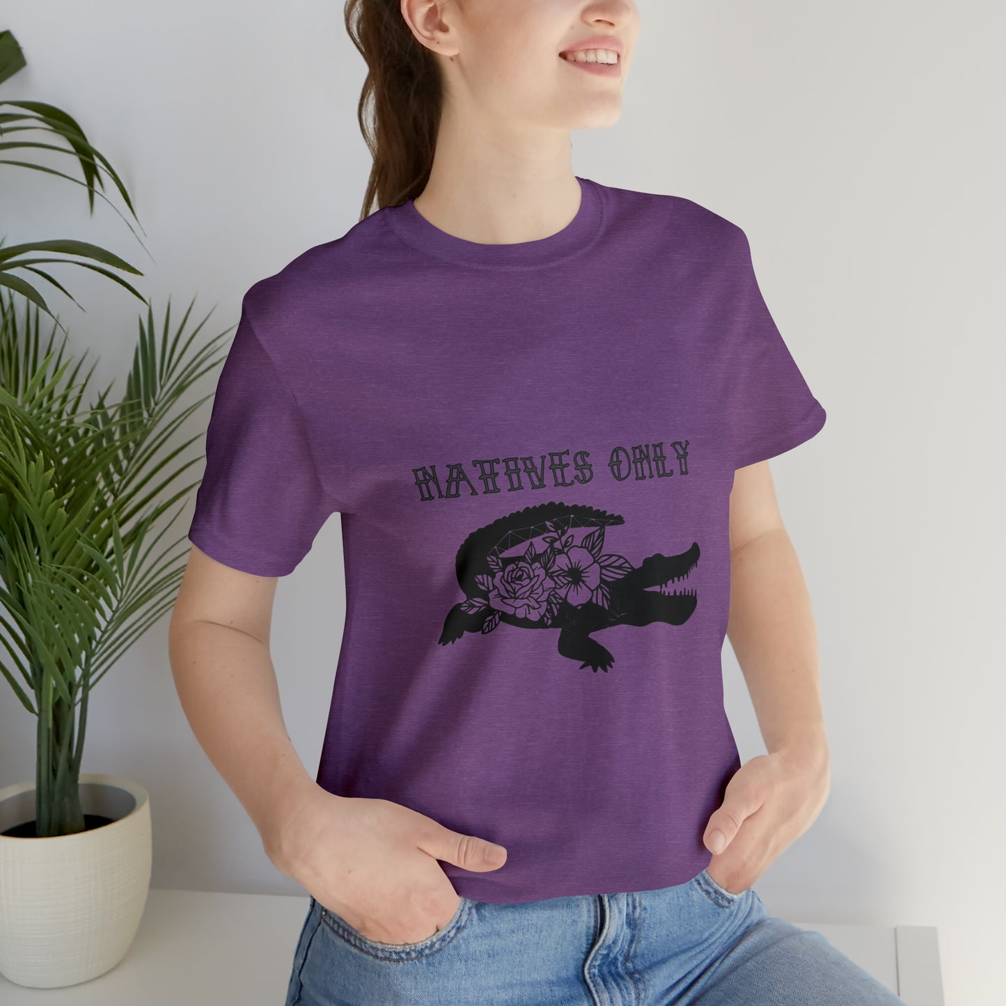 Natives Only Alligator Unisex Jersey Tee