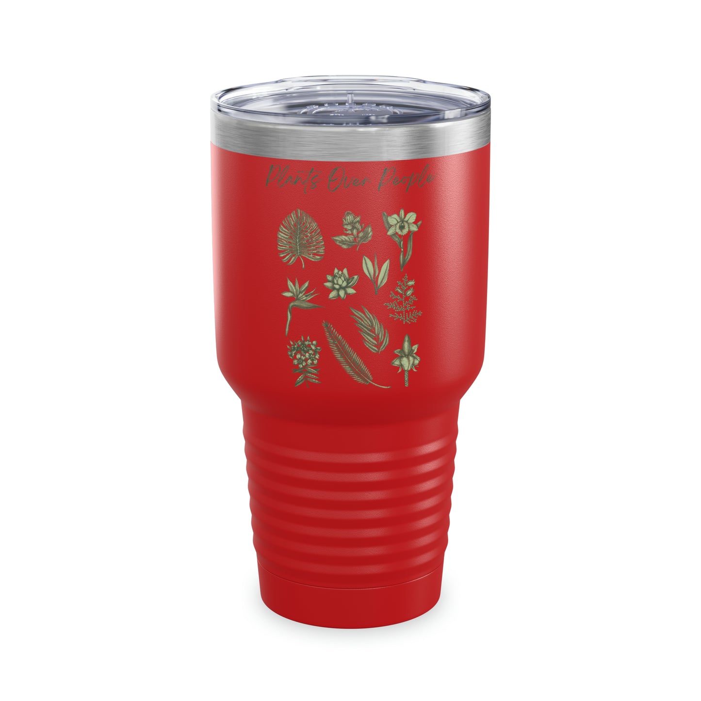 Plants Over People Ringneck Tumbler, 30oz