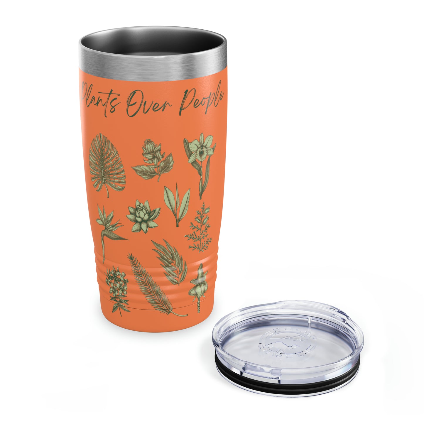 Plants Over People Ringneck Tumbler, 20oz
