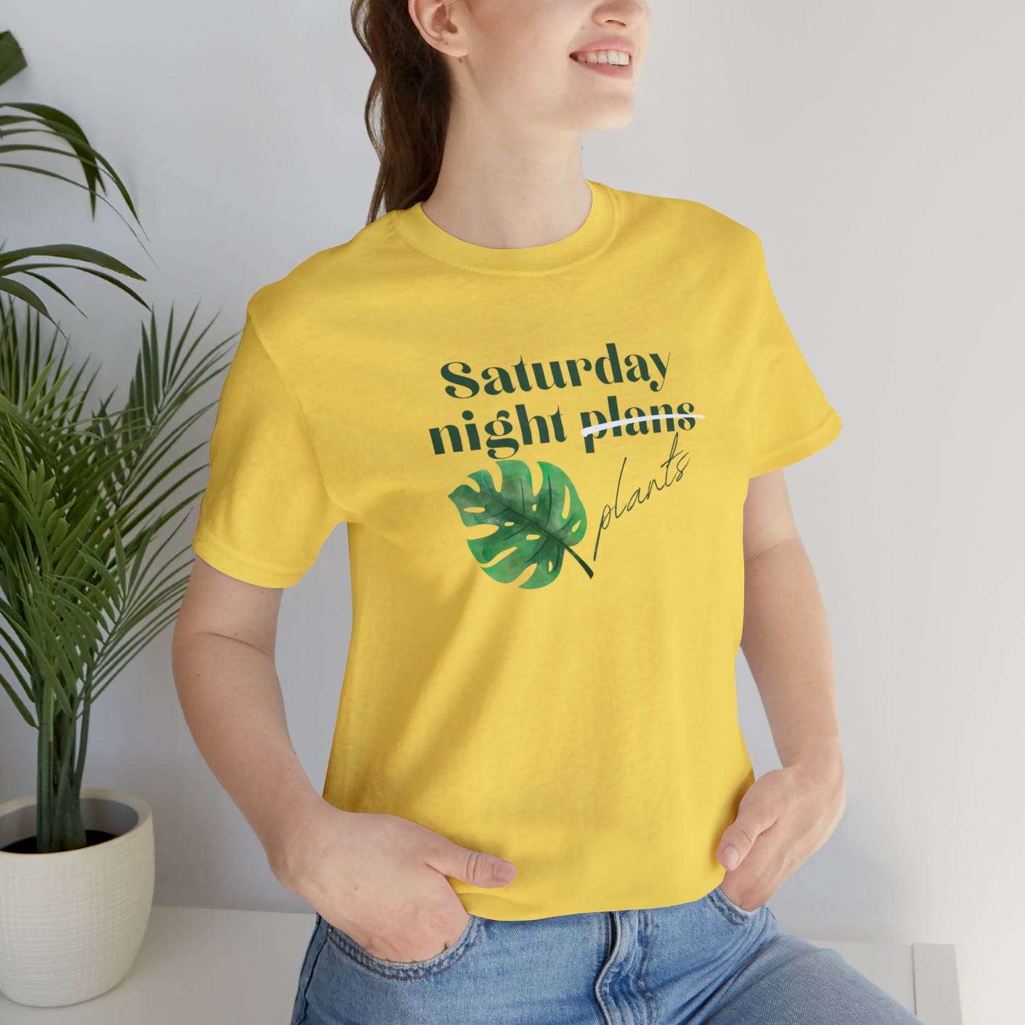 Saturday Night Plants Unisex Jersey Short Sleeve