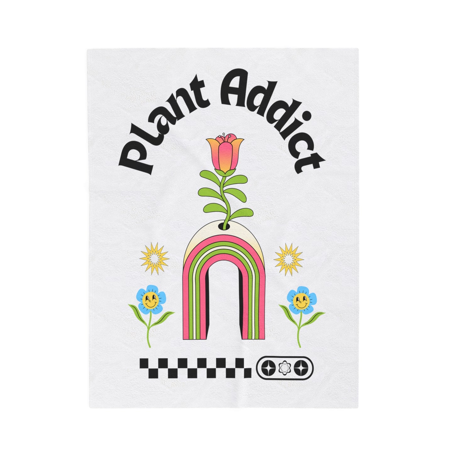 Plant Addict Velveteen Plush Blanket