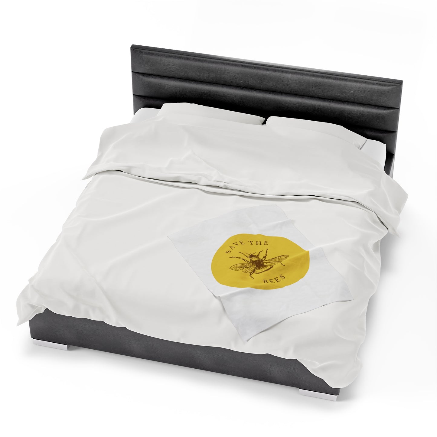 Save The Bees Velveteen Plush Blanket