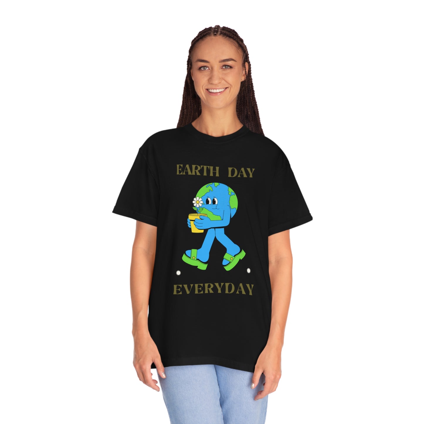 Earth Day Everyday Unisex Garment-Dyed T-shirt