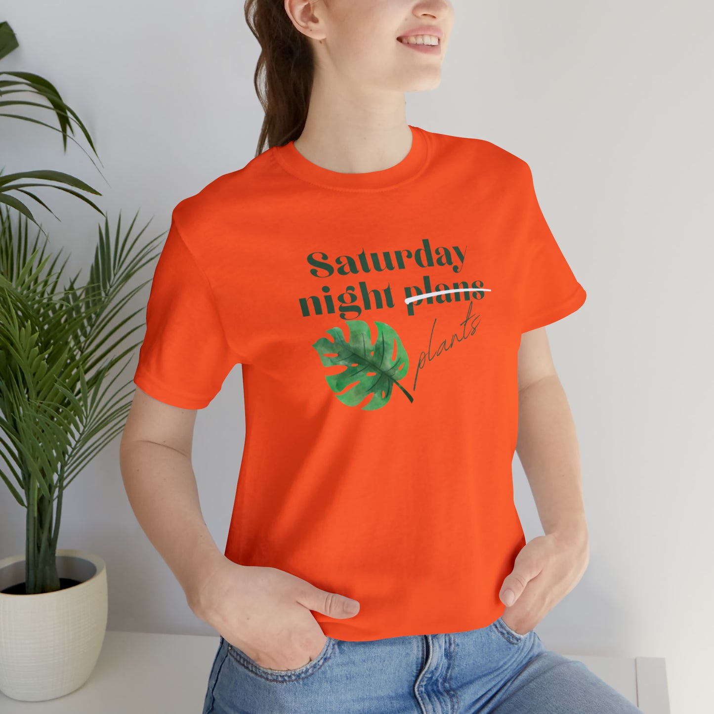 Saturday Night Plants Unisex Jersey Short Sleeve