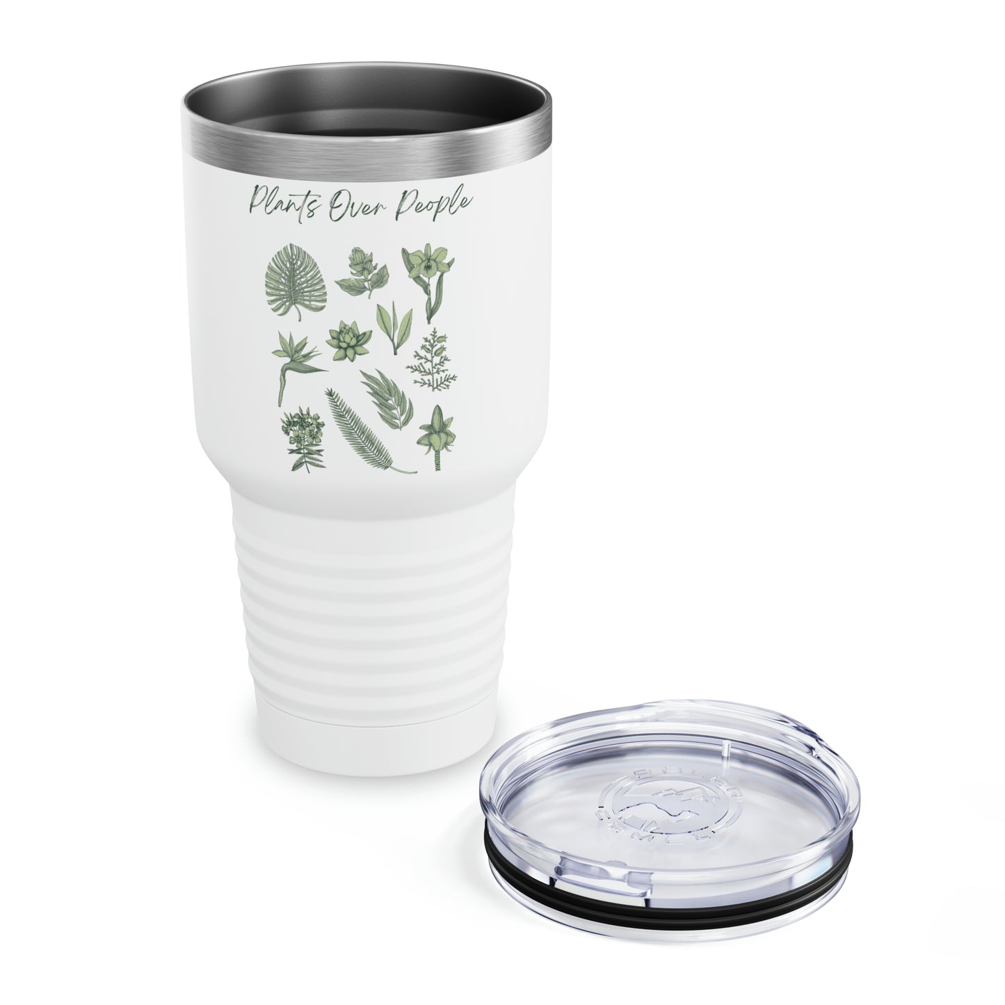 Plants Over People Ringneck Tumbler, 30oz