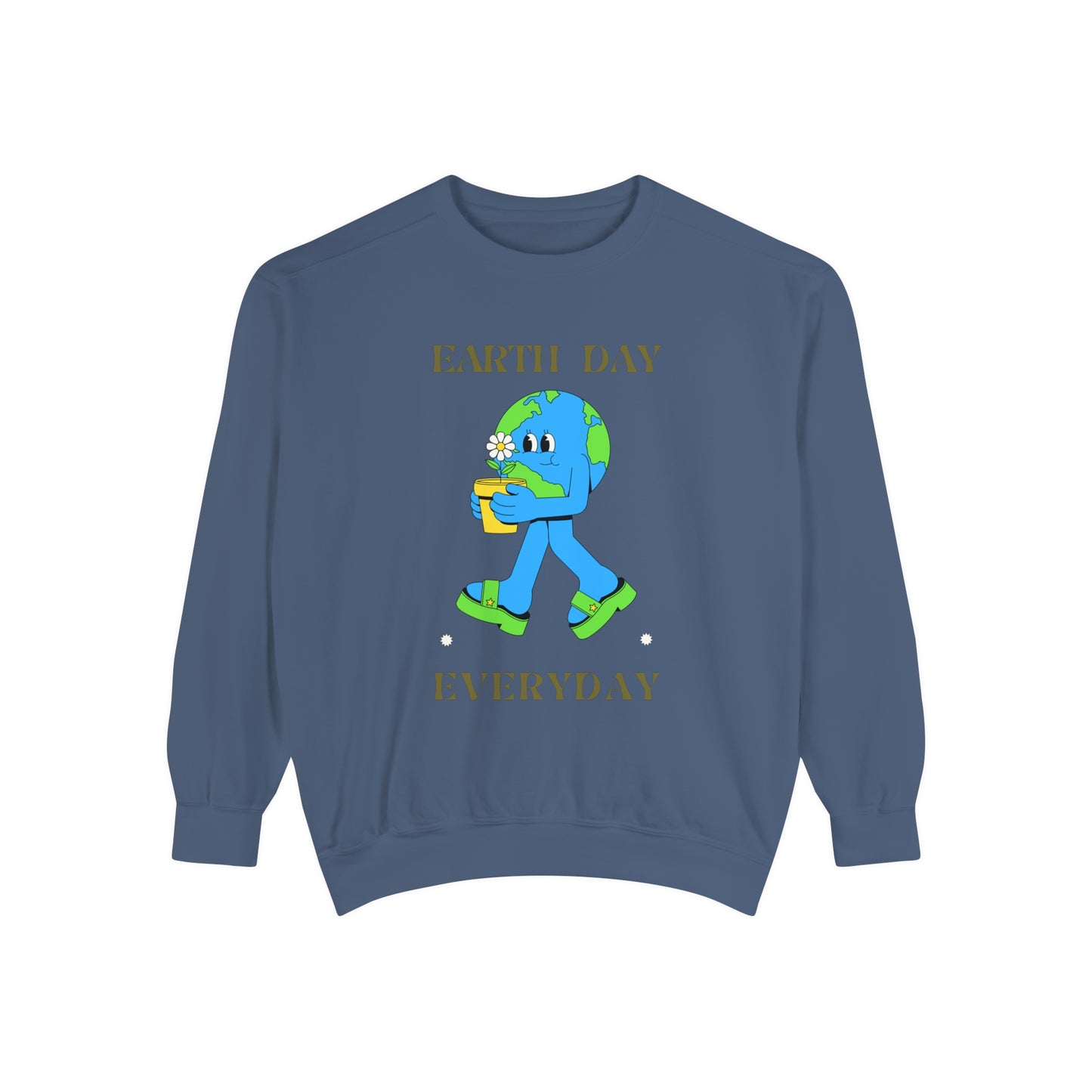 Earth Day Everyday Unisex Garment-Dyed Sweatshirt