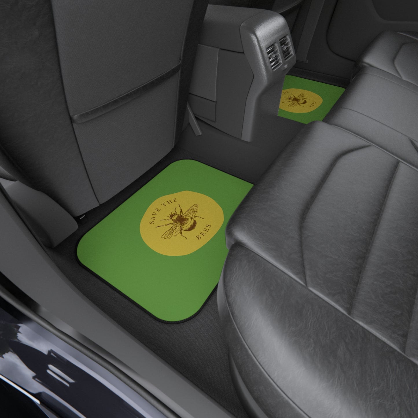 Save The Bees Car Mats (2x Rear)