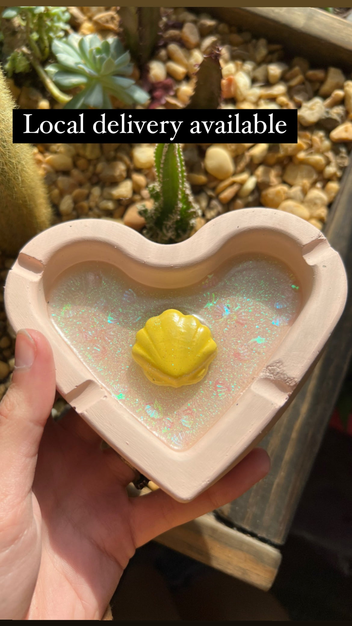 Handmade Sea shell ashtray