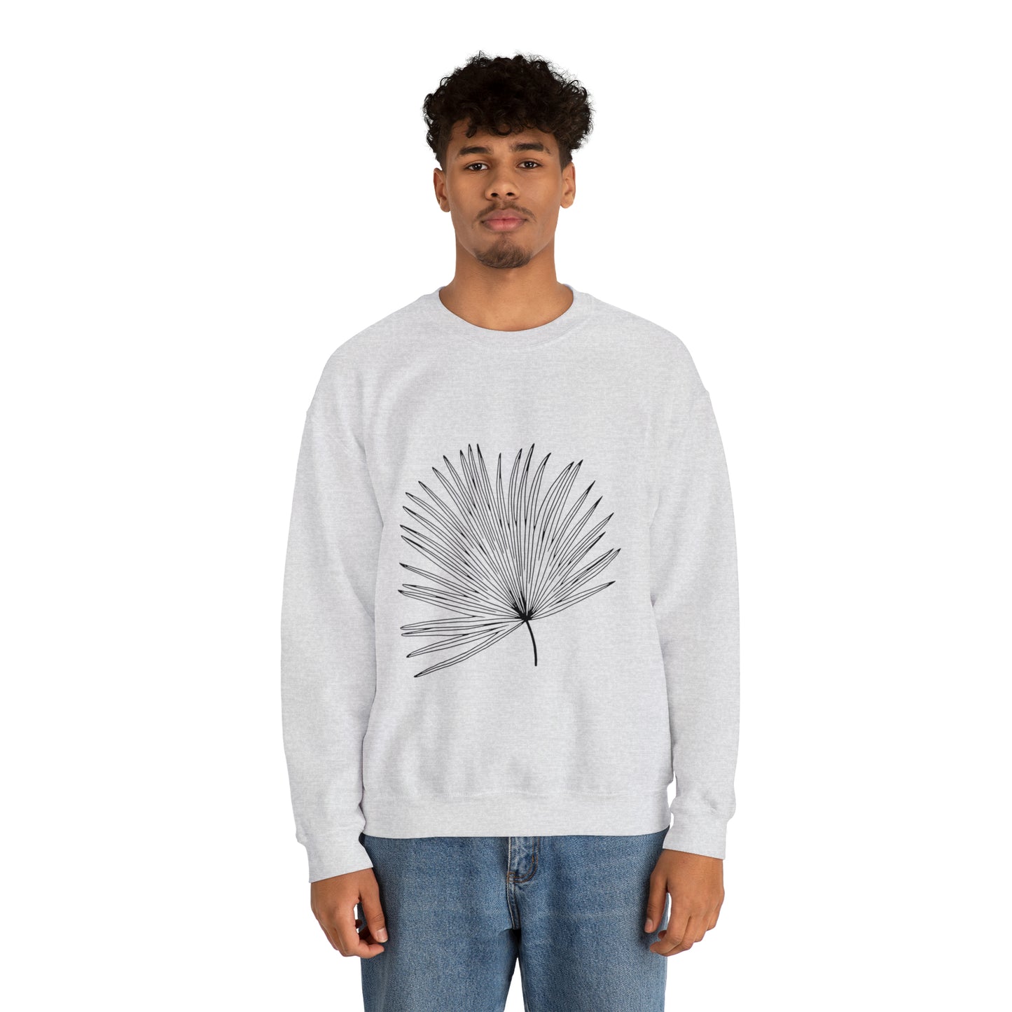 Palm Leaf Unisex Crewneck Sweatshirt
