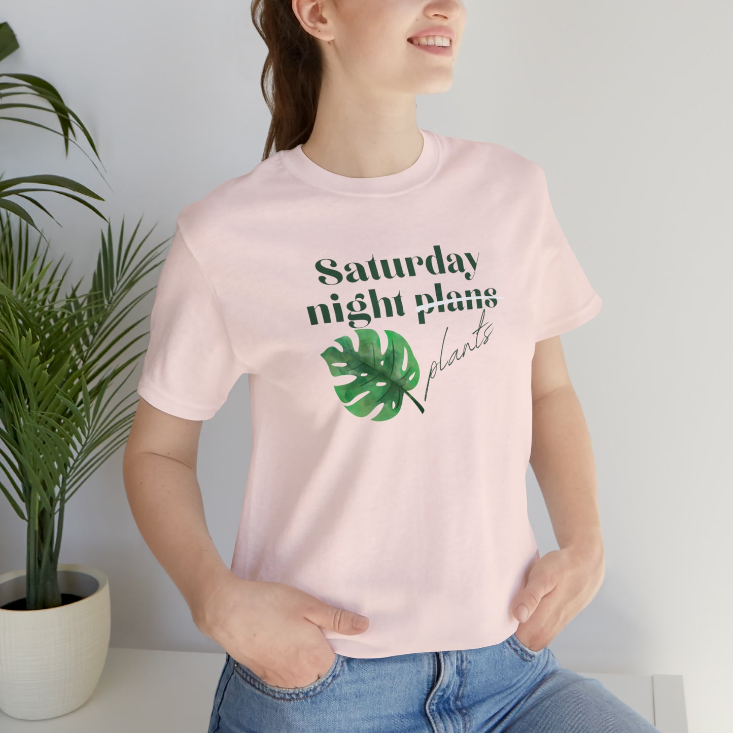 Saturday Night Plants Unisex Jersey Short Sleeve