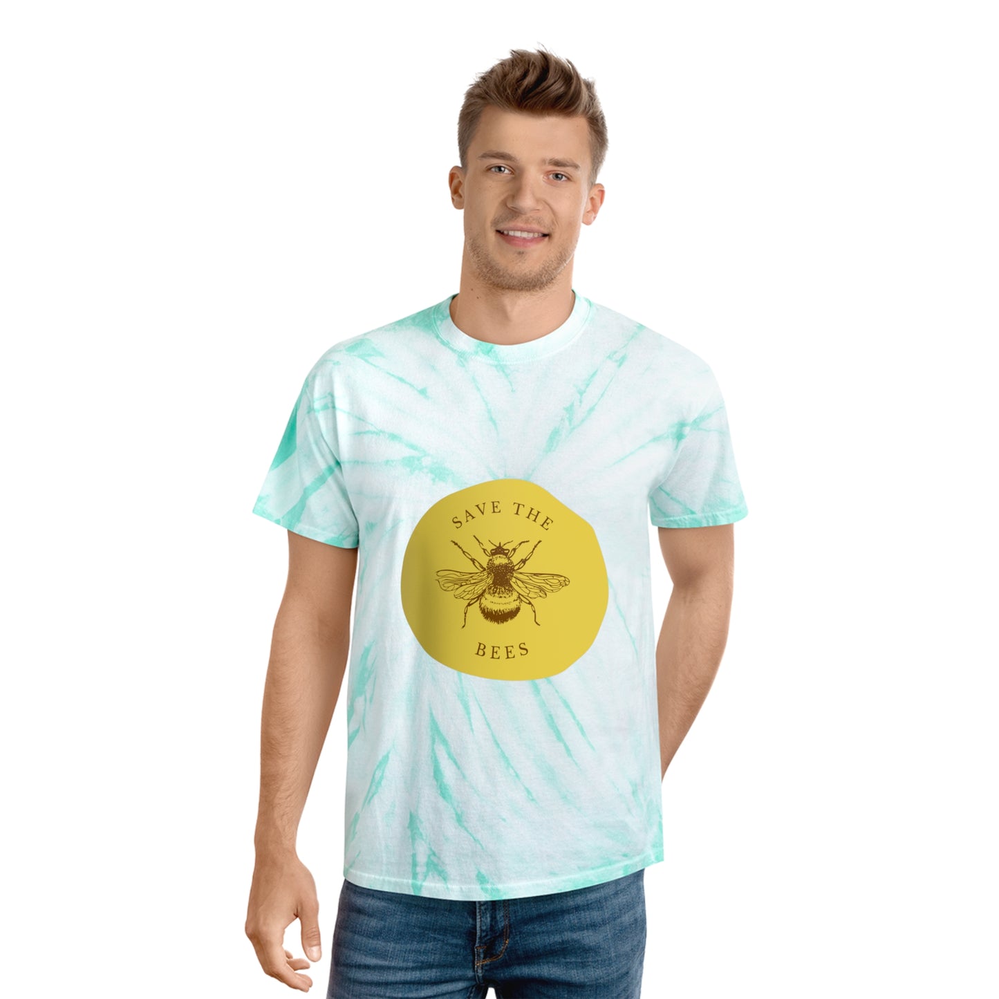 Save The Bees Tie-Dye Tee, Cyclone