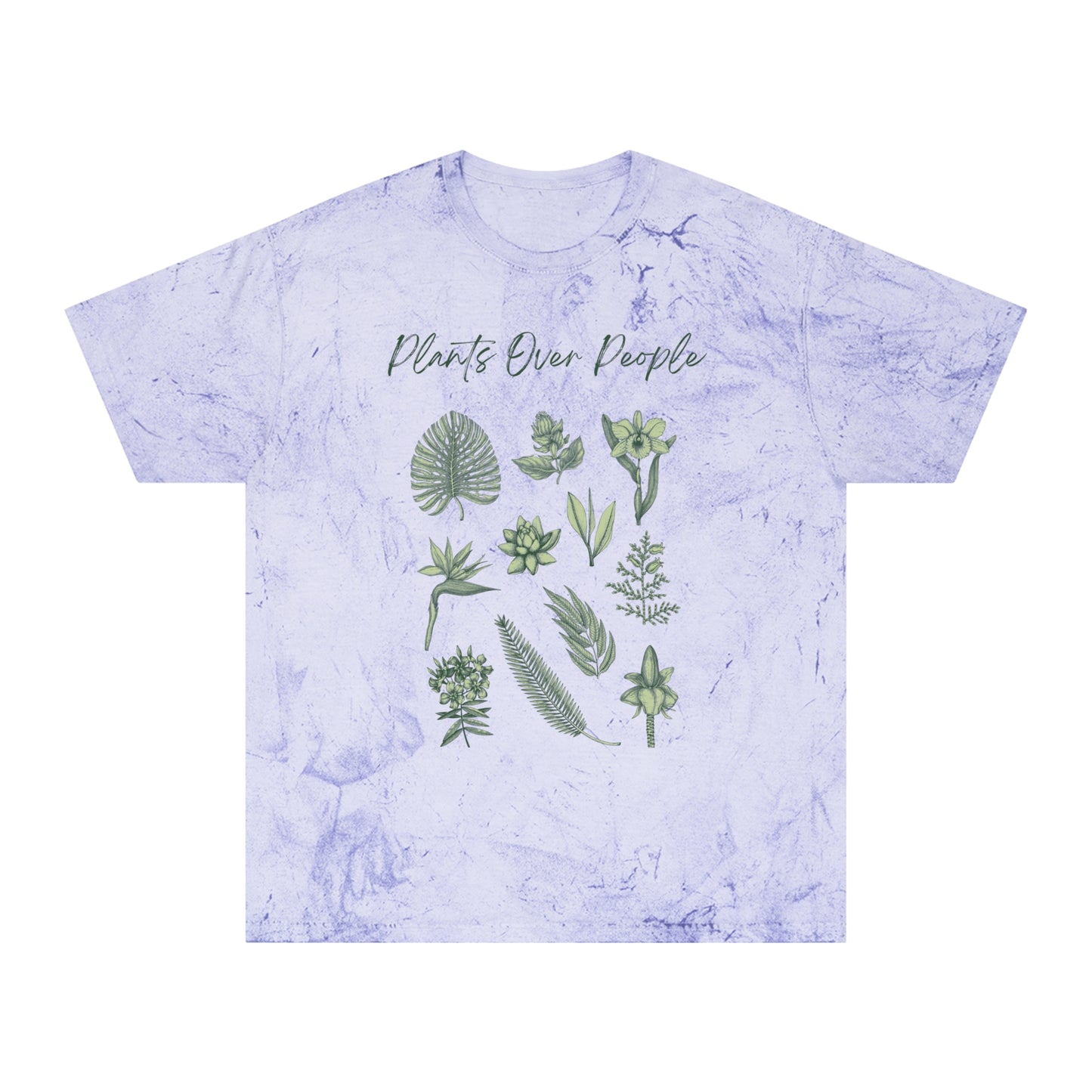 Plants Over People Unisex Color Blast T-Shirt