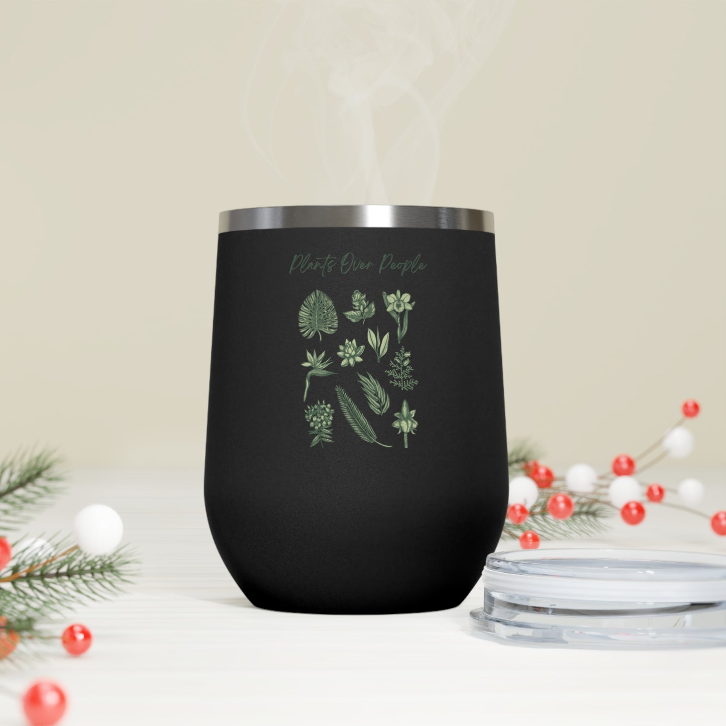 Plants Over People Insulated Wine Tumbler