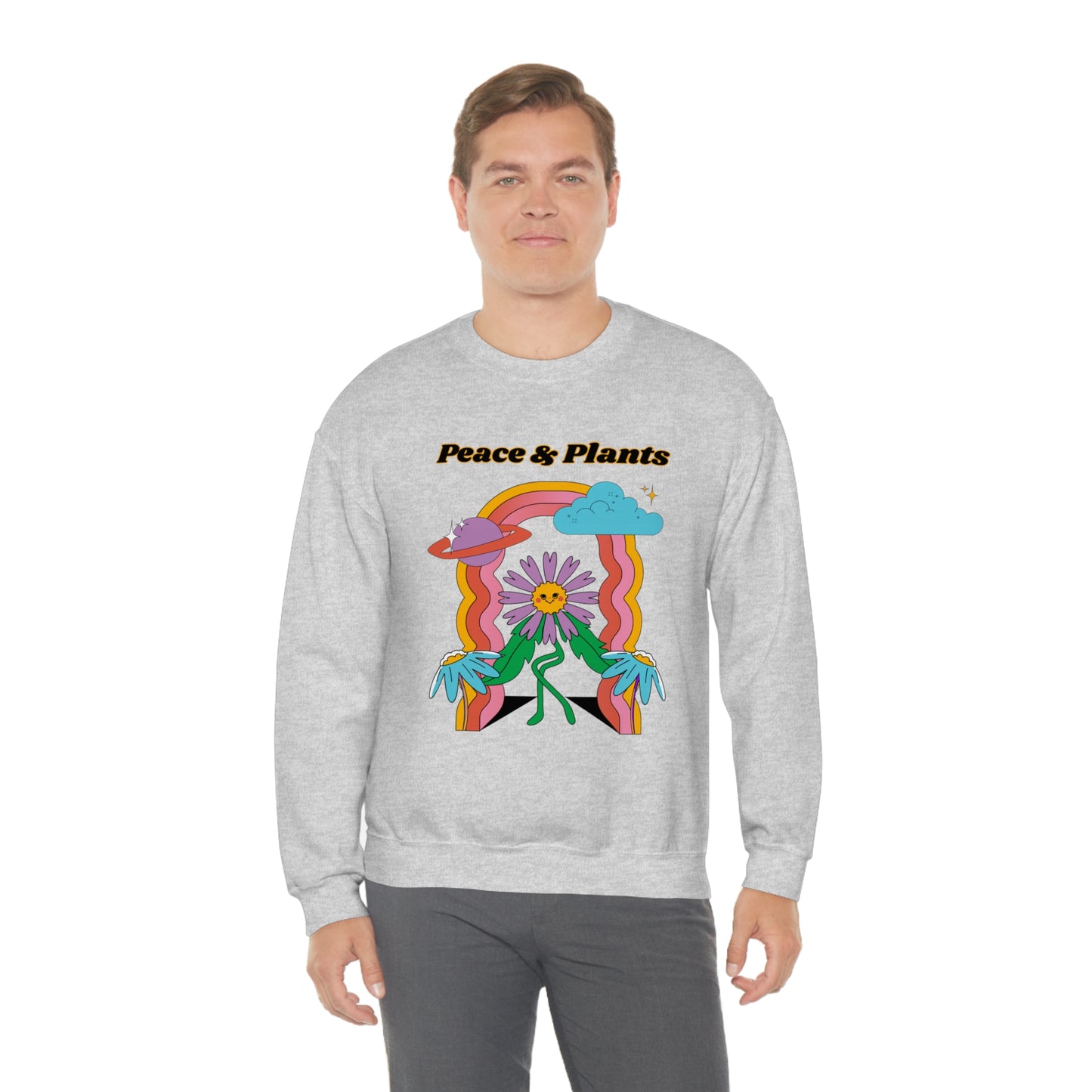 Peace & Plants Unisex Crewneck