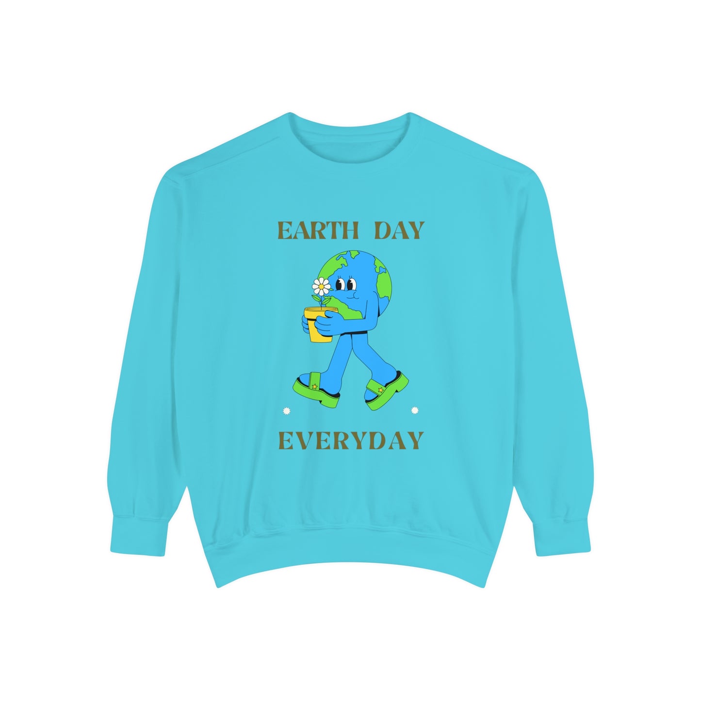 Earth Day Everyday Unisex Garment-Dyed Sweatshirt