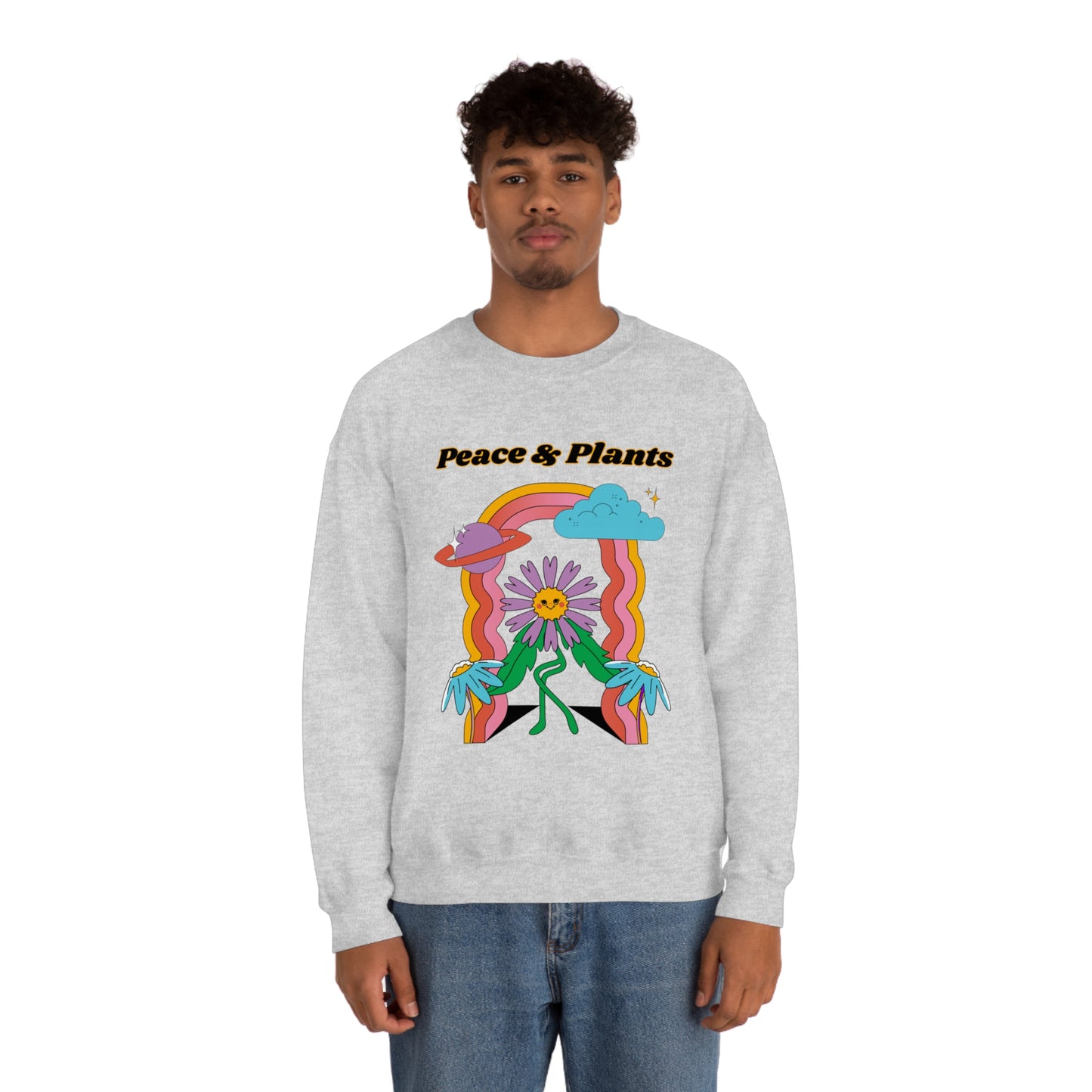 Peace & Plants Unisex Crewneck