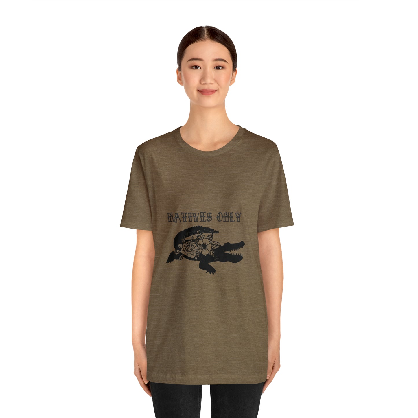 Natives Only Alligator Unisex Jersey Tee