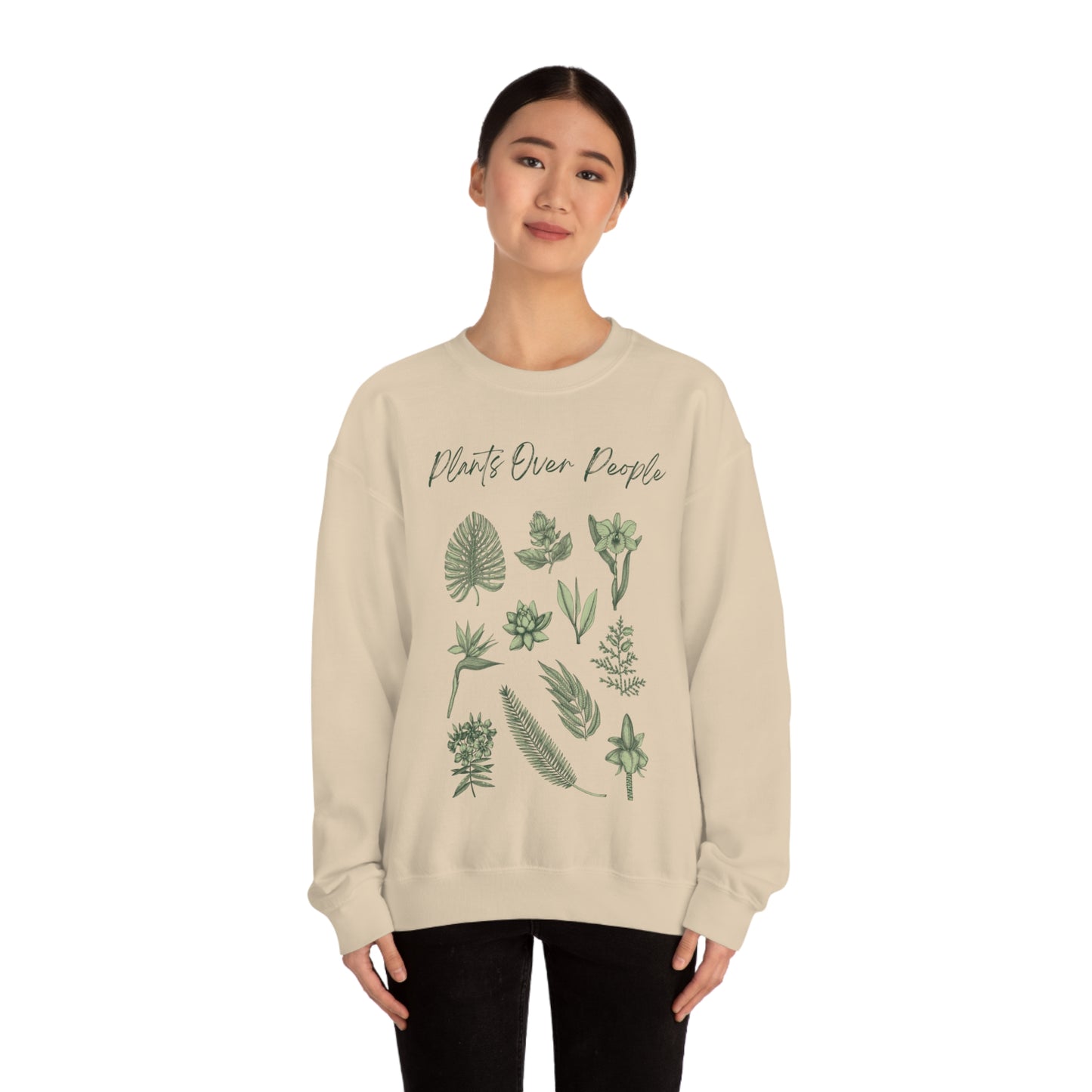 Plants Over People Unisex Crewneck