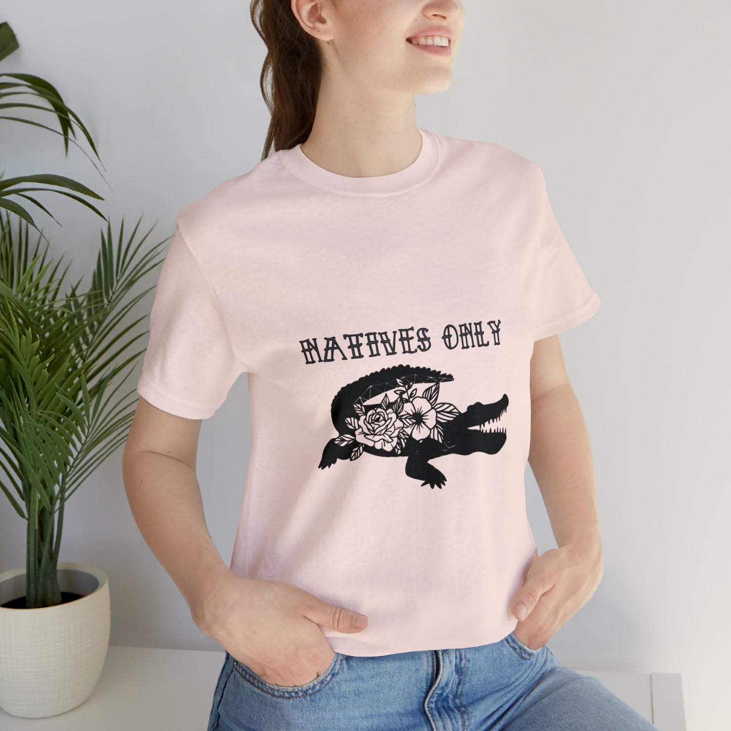 Natives Only Alligator Unisex Jersey Tee