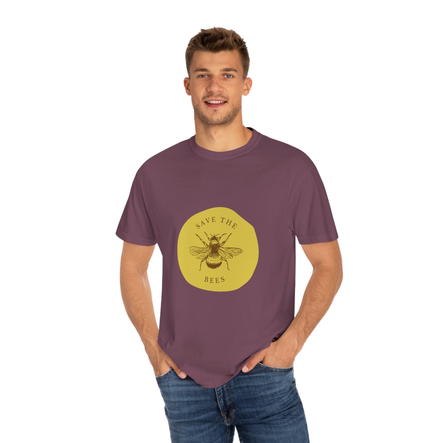 Save The Bees Unisex Garment-Dyed T-shirt