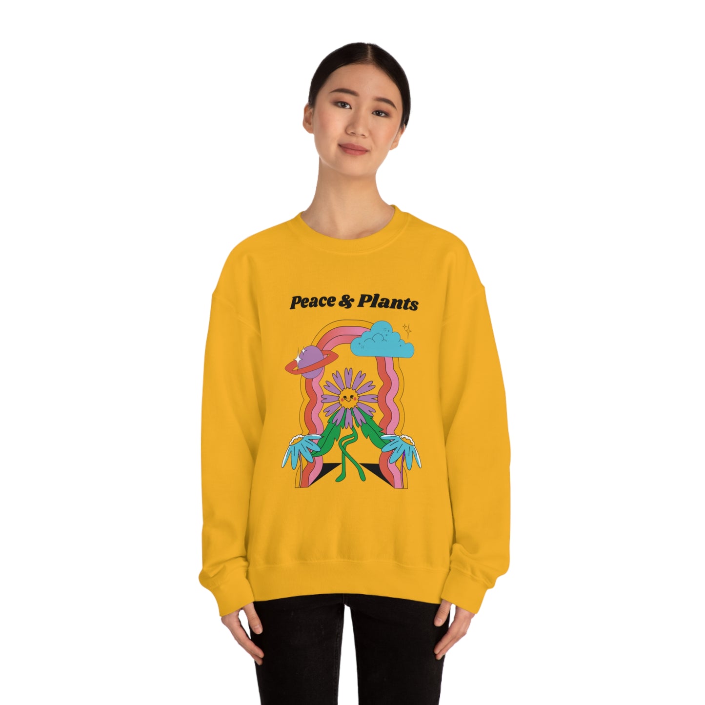 Peace & Plants Unisex Crewneck