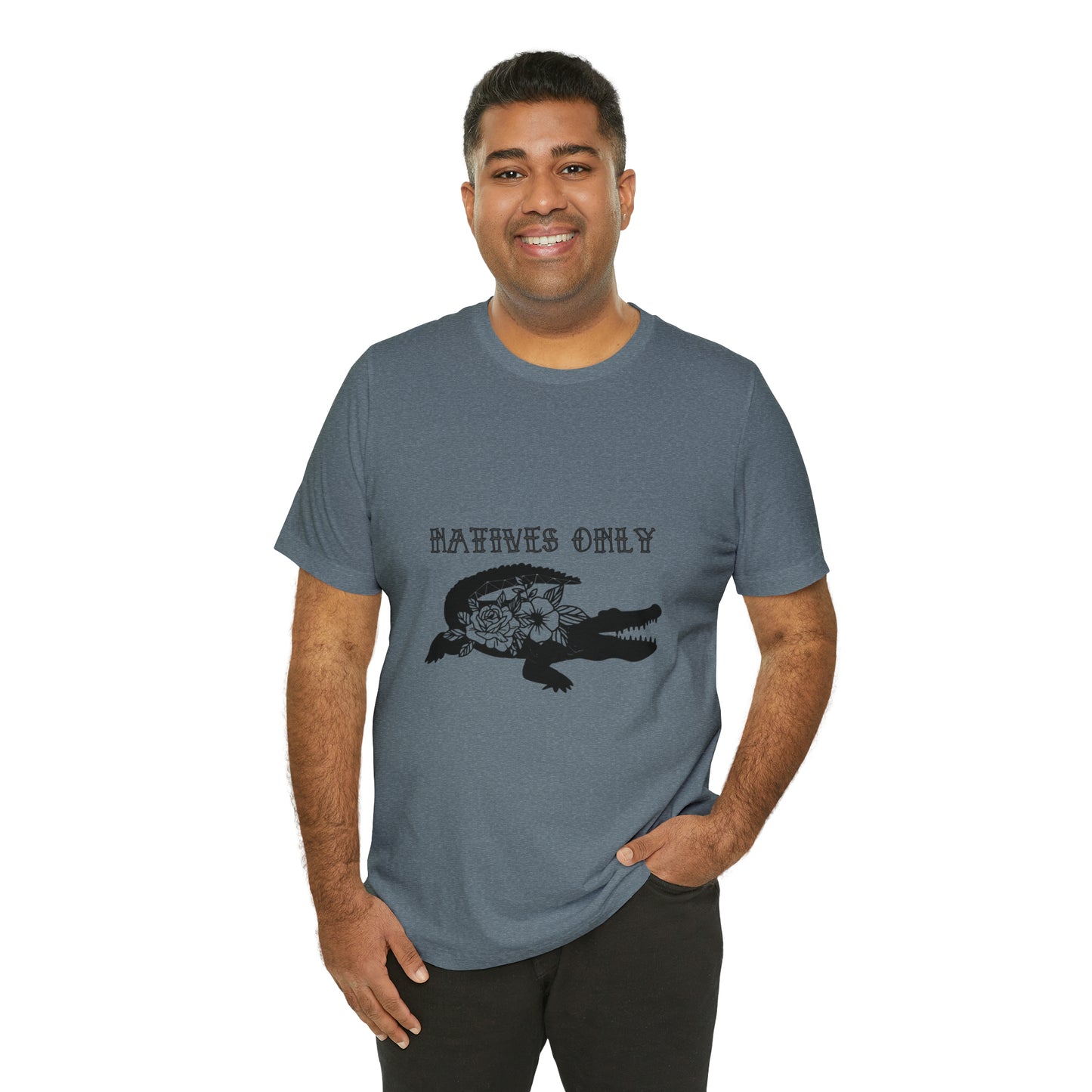 Natives Only Alligator Unisex Jersey Tee