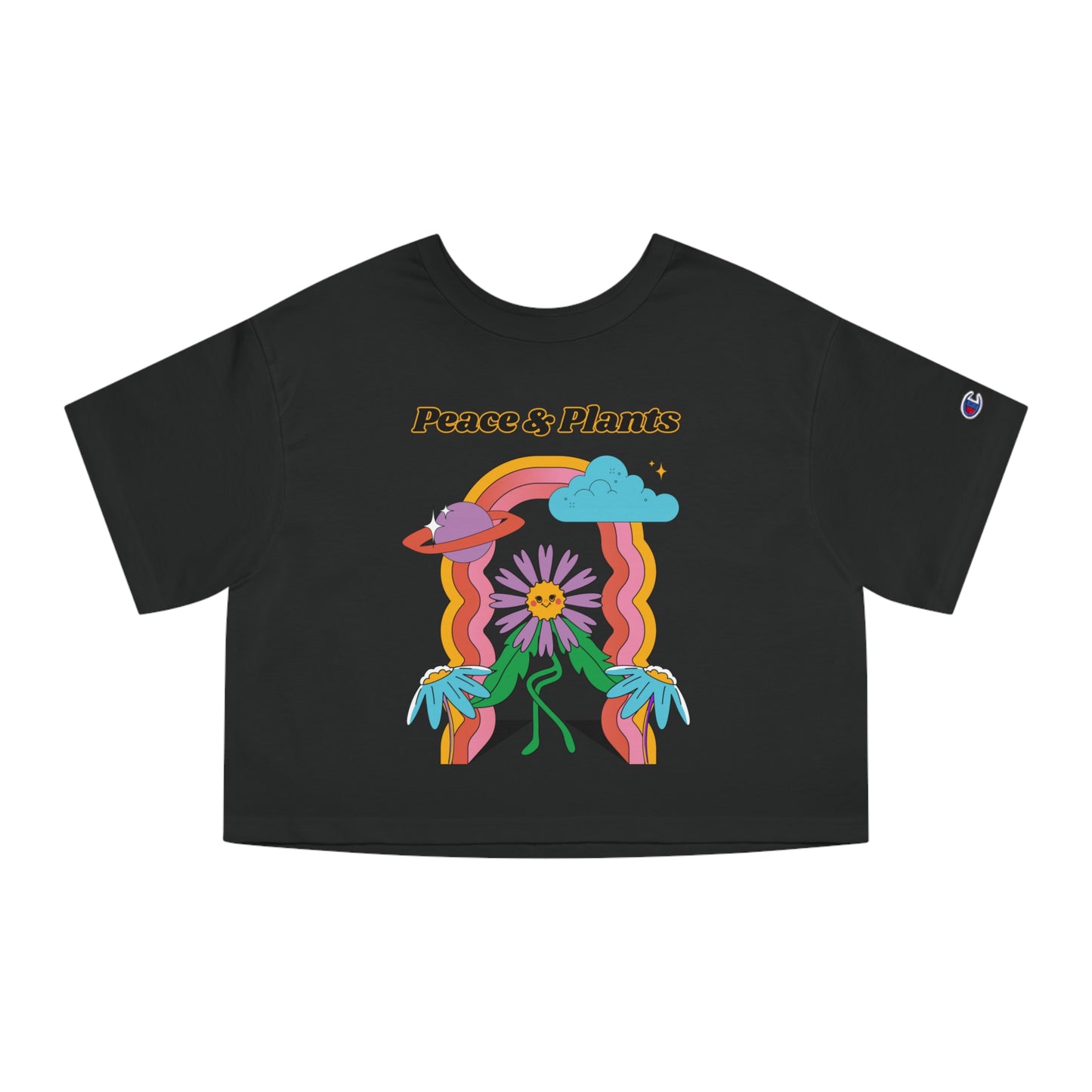 Peace & Plants Women's Cropped T-Shirt
