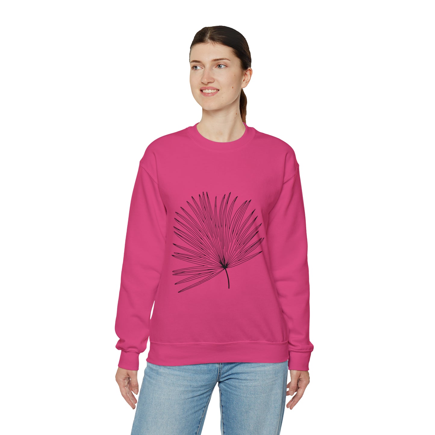 Palm Leaf Unisex Crewneck Sweatshirt