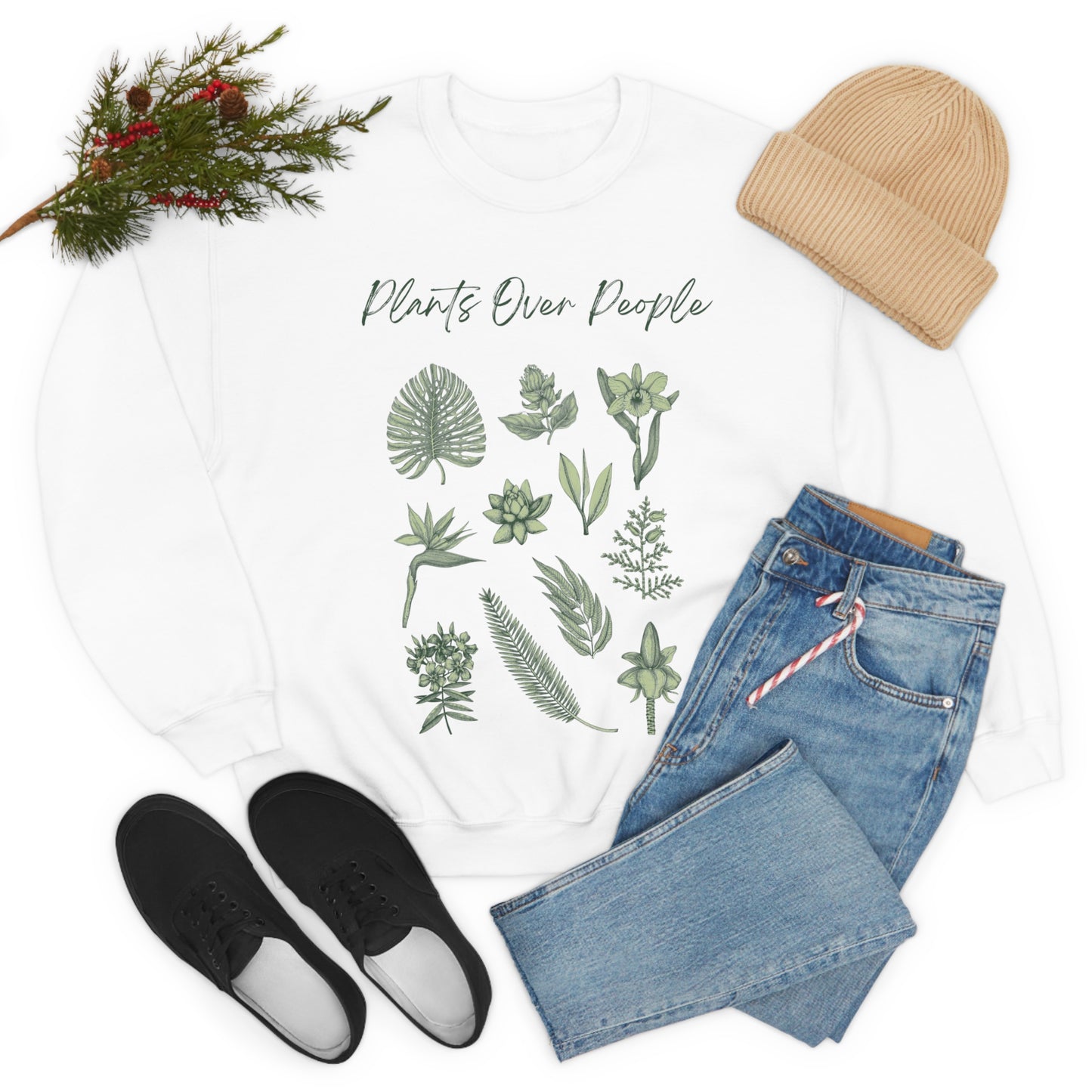 Plants Over People Unisex Crewneck