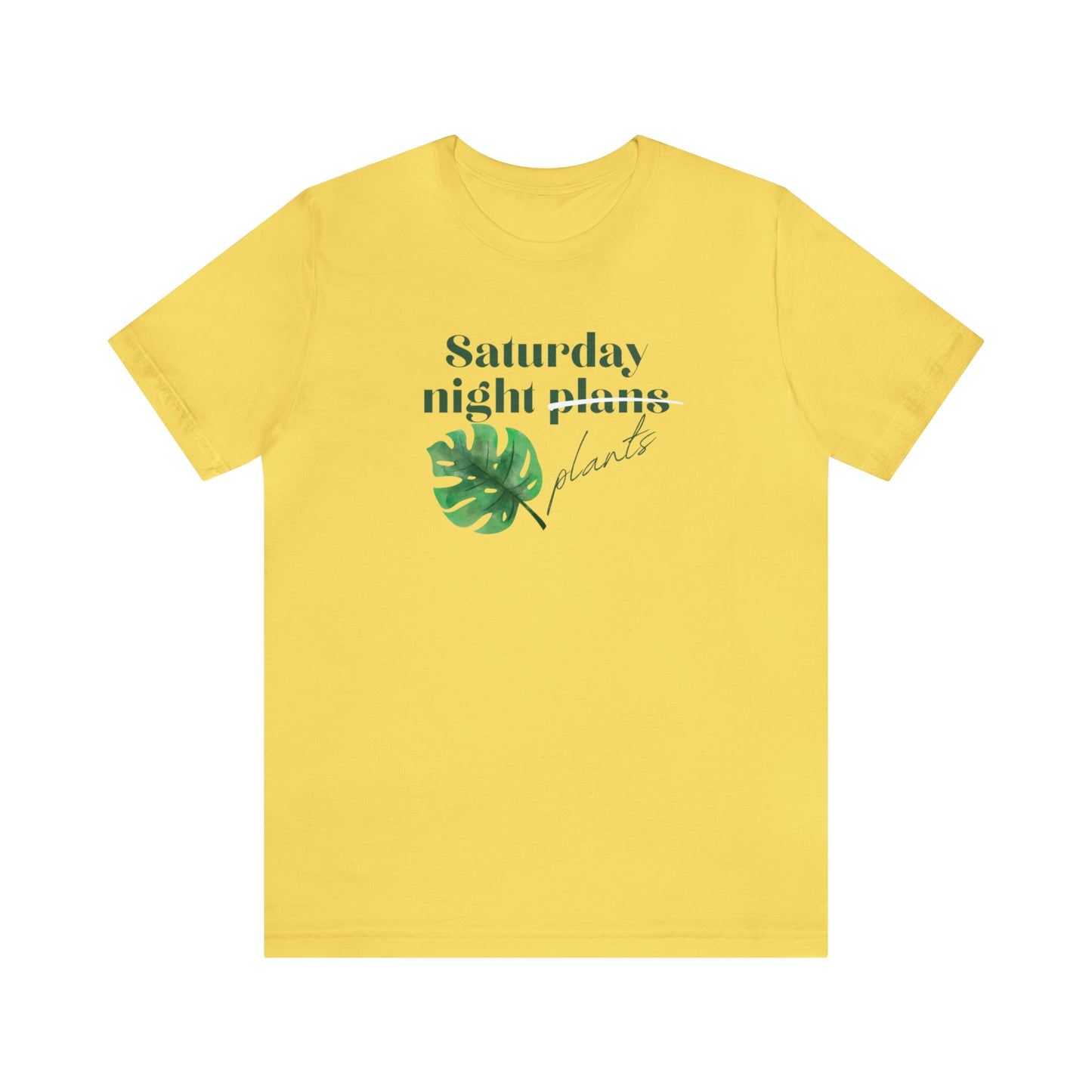 Saturday Night Plants Unisex Jersey Short Sleeve