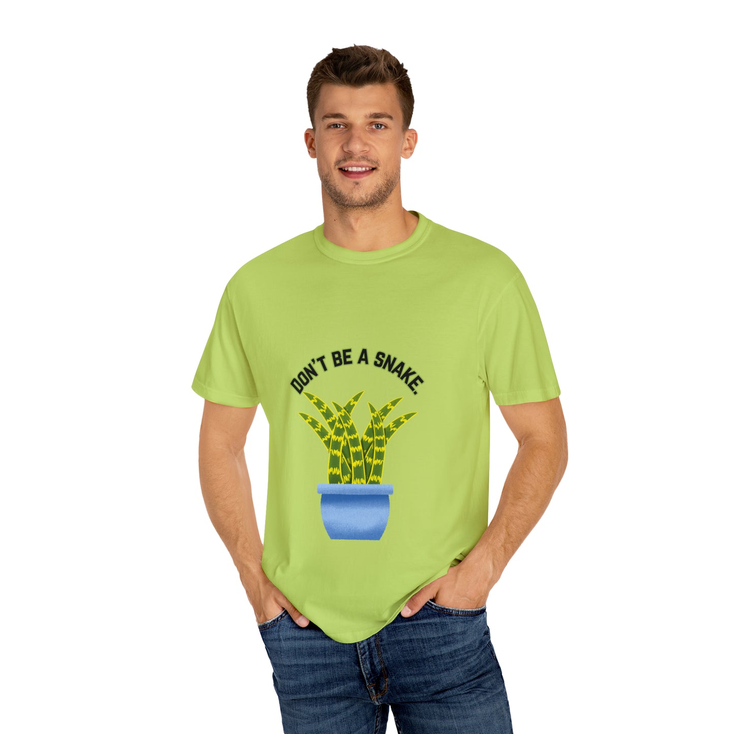 Don't Be A Snake Unisex Garment-Dyed T-shirt
