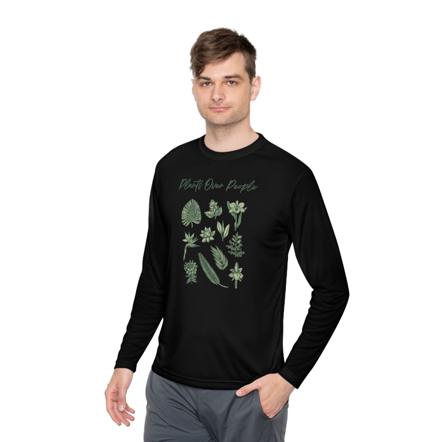 Plants Over People Unisex Lightweight Long Sleeve