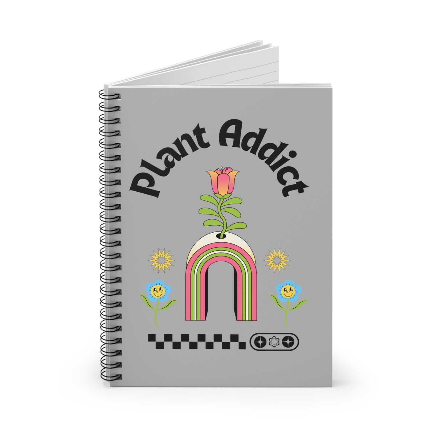 Plant Addict Spiral Notebook - Ruled Line
