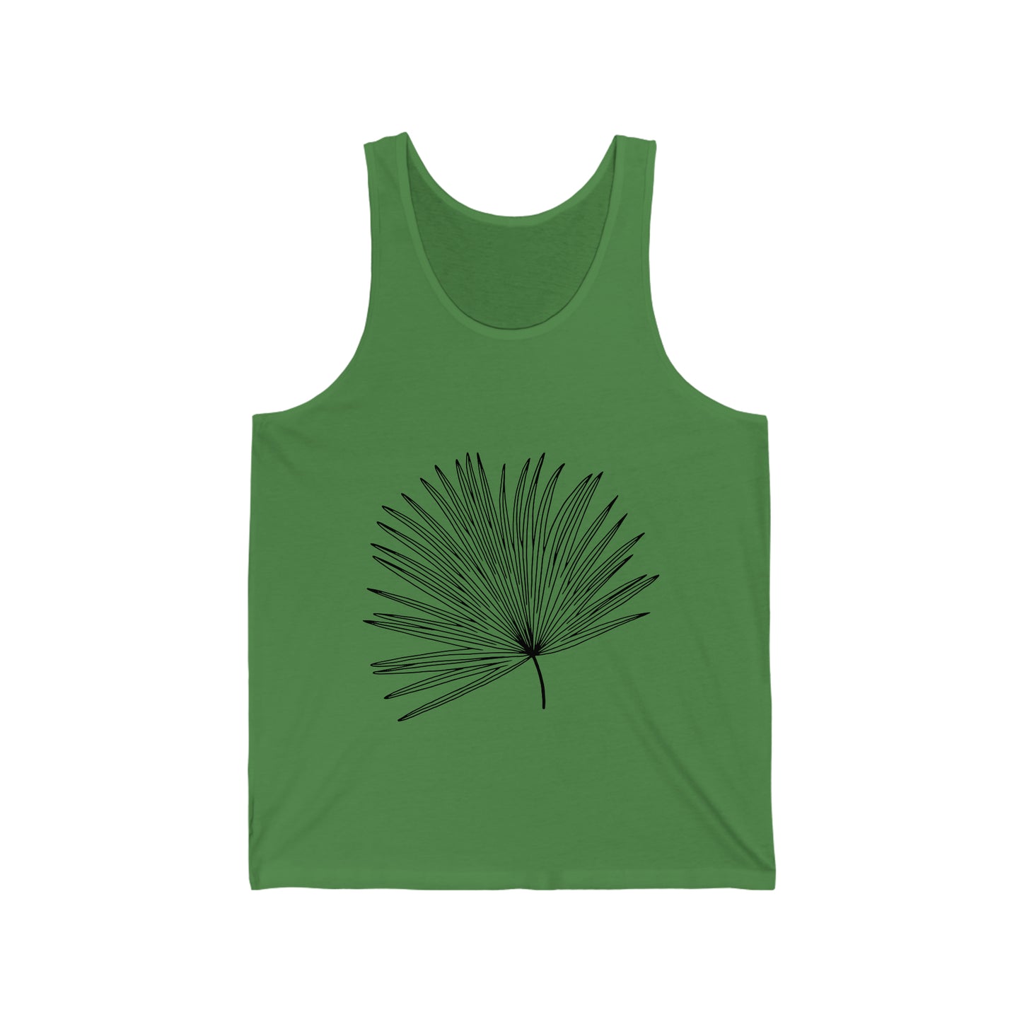 Palm Leaf Unisex Jersey Tank