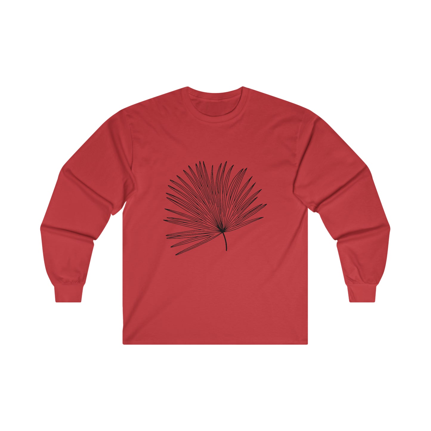 Palm Leaf Cotton Long Sleeve