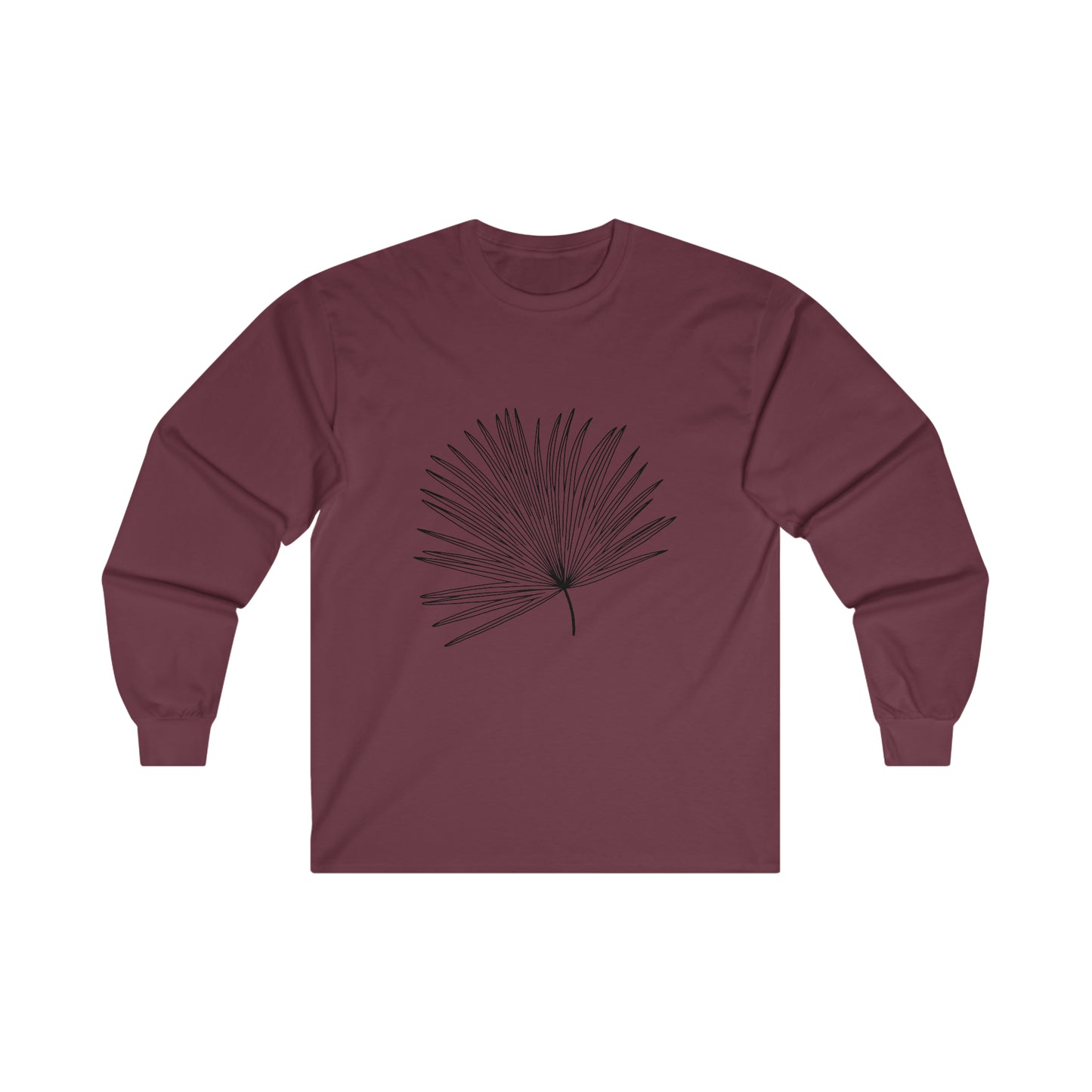 Palm Leaf Cotton Long Sleeve