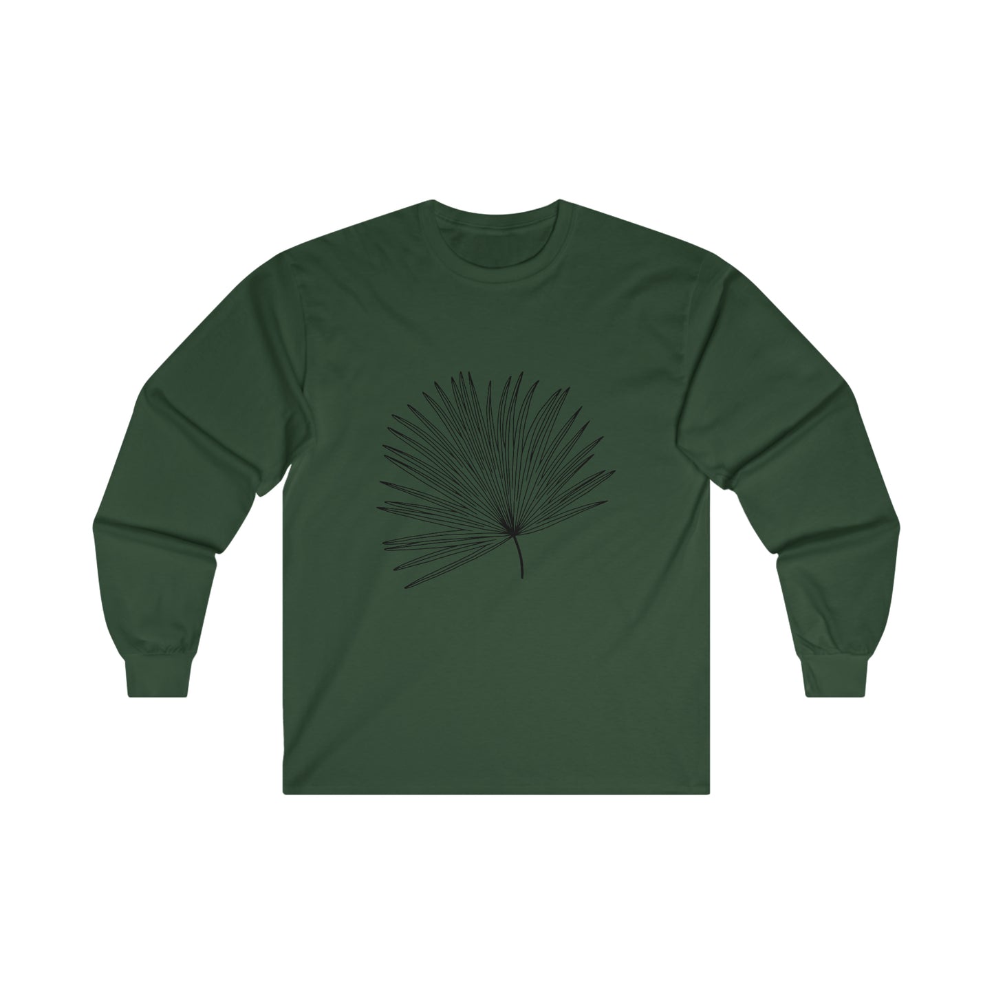 Palm Leaf Cotton Long Sleeve