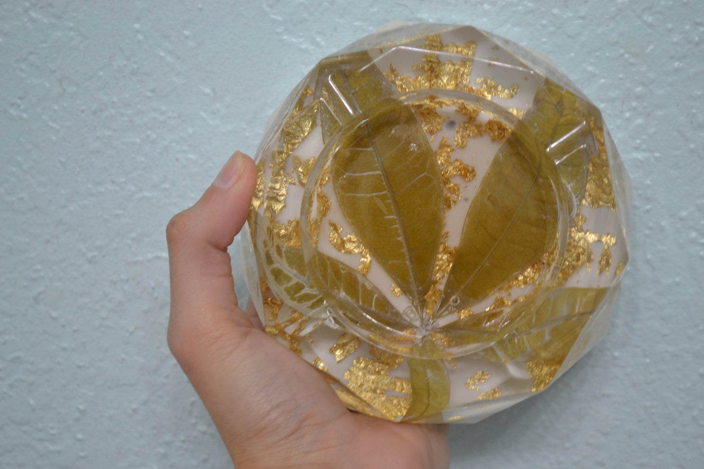 Money tree leaf ashtray