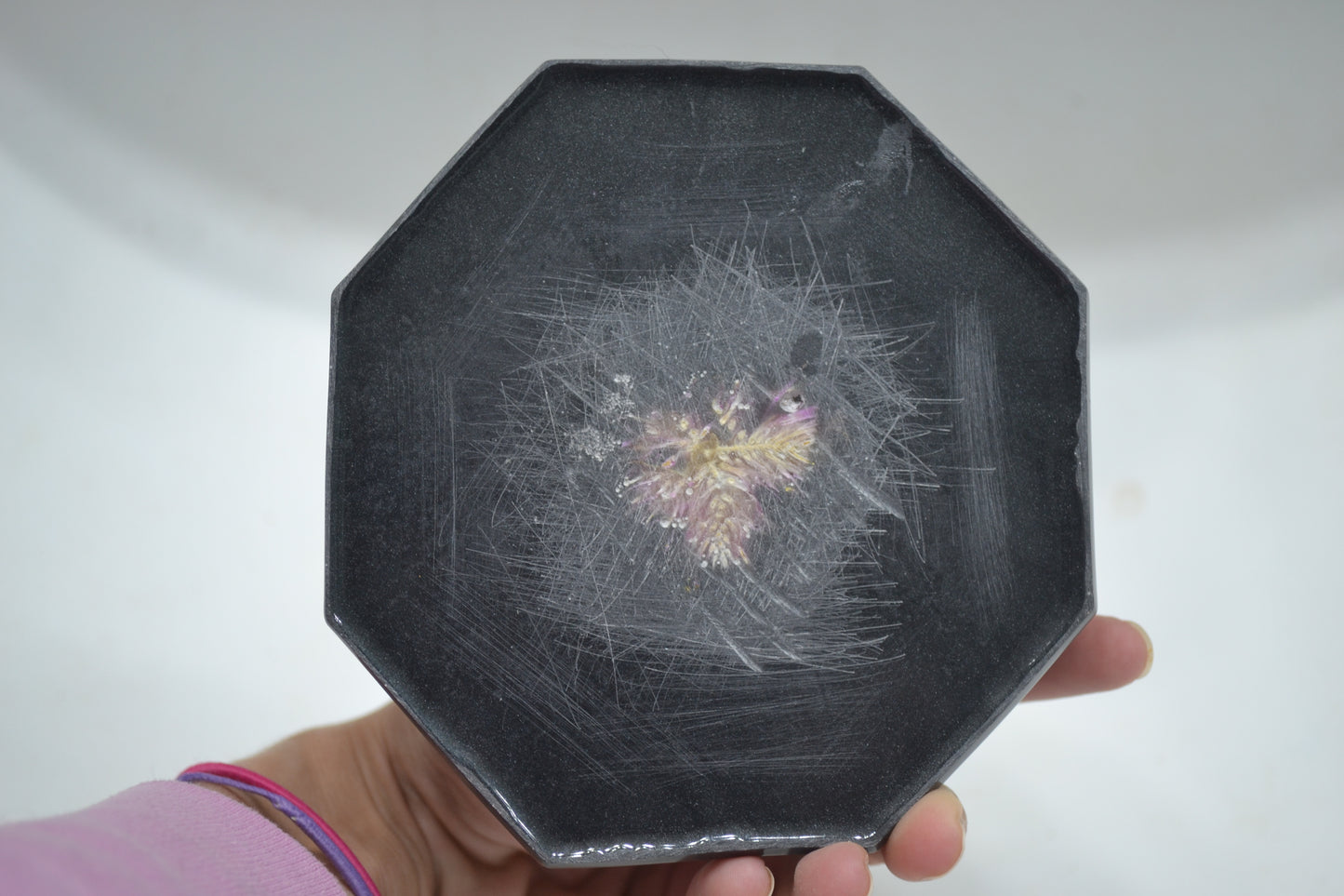 Preserved flowers ashtray