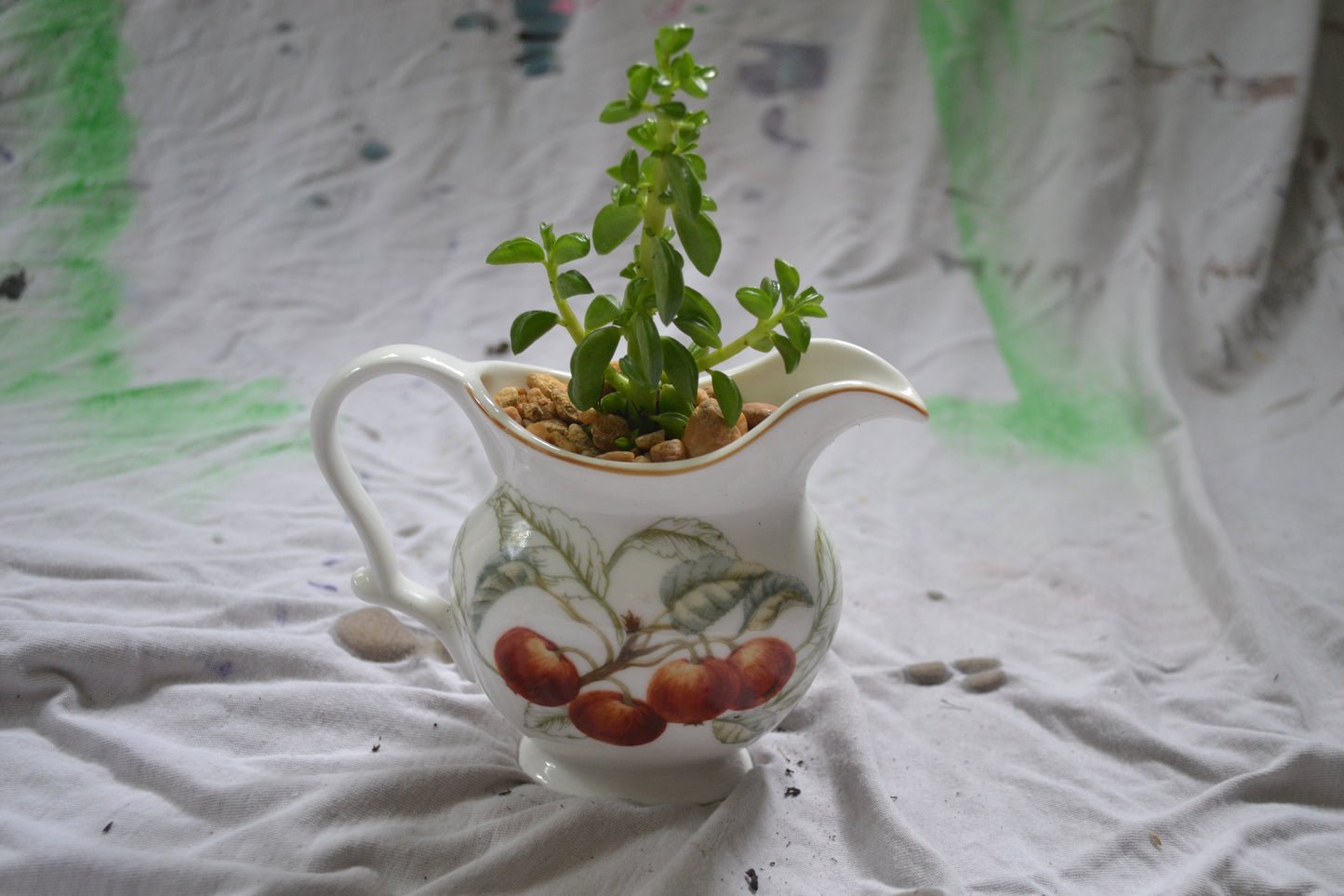 Planted Ceramic Cream Cup
