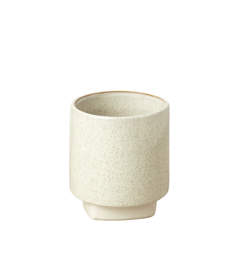 White Croix Planter - 3 Inch