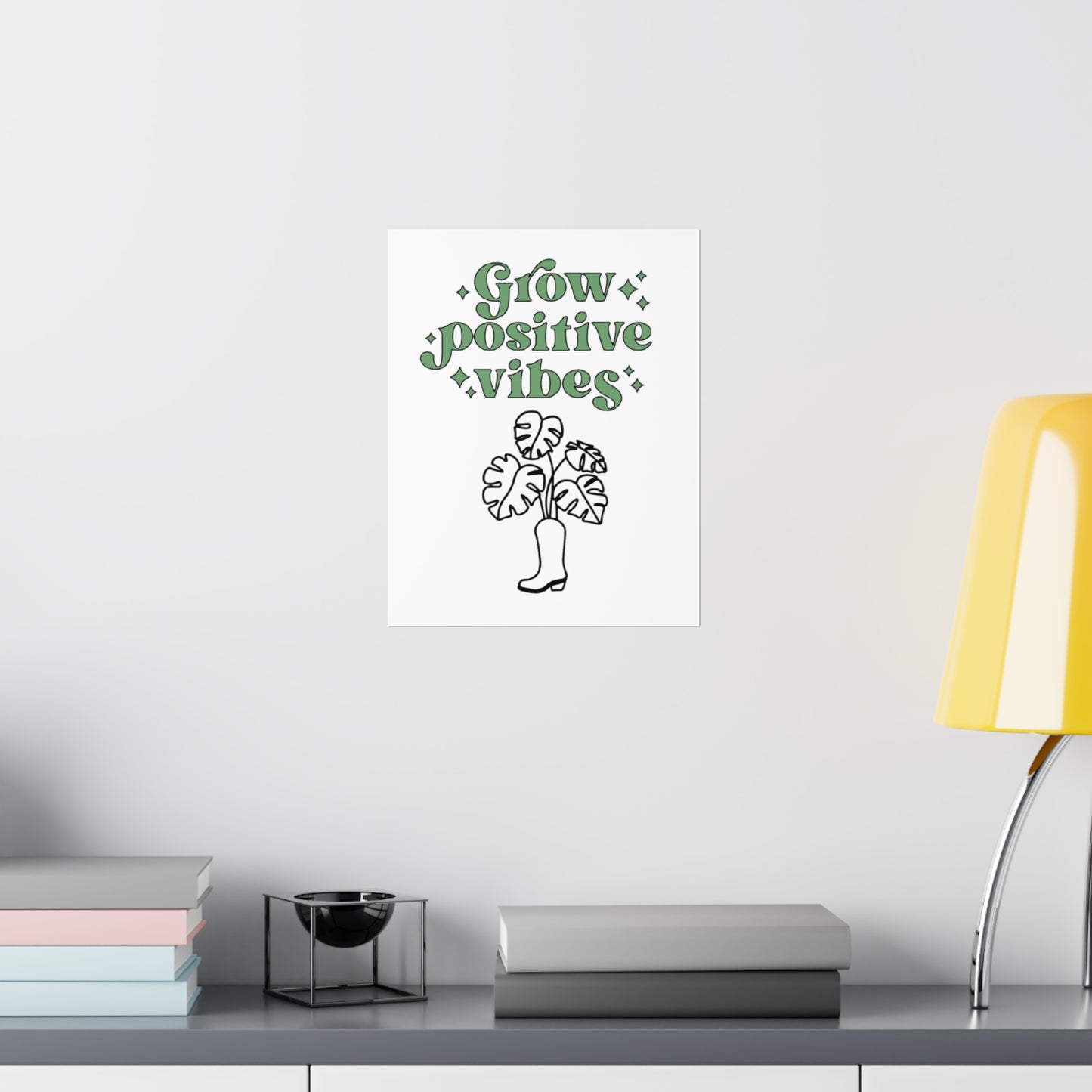 Grow Positive Matte Vertical Posters
