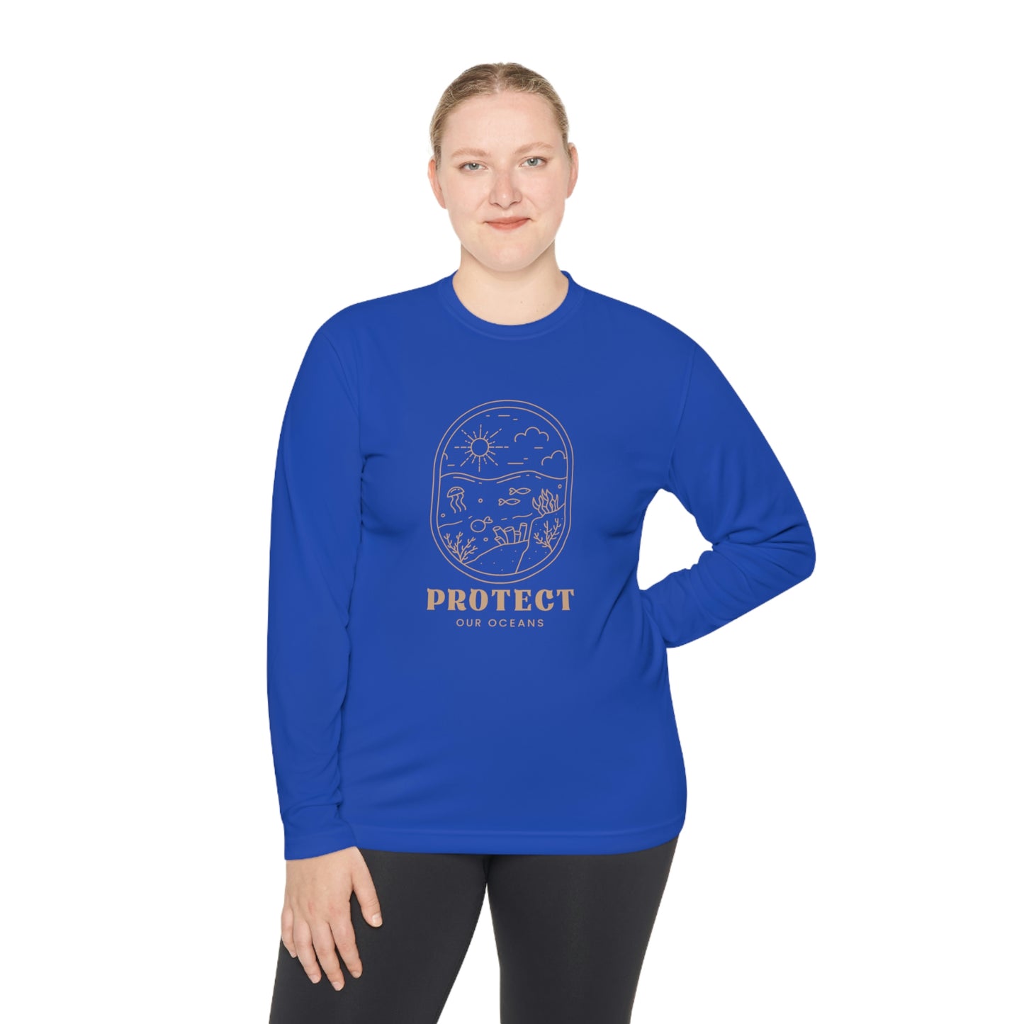 Protect Our Oceans Unisex Lightweight Long Sleeve