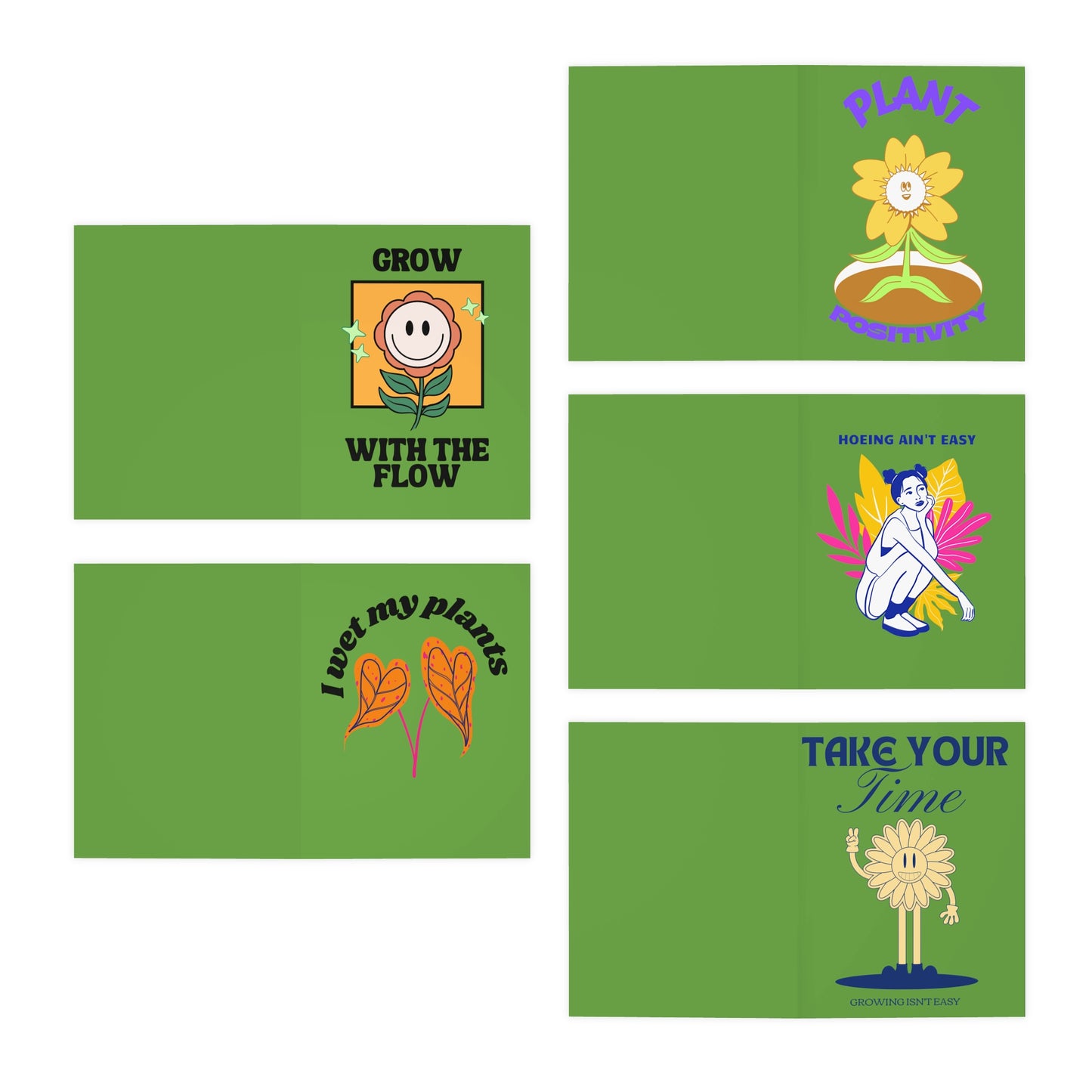 Plant Lover Greeting Cards (5-Pack)