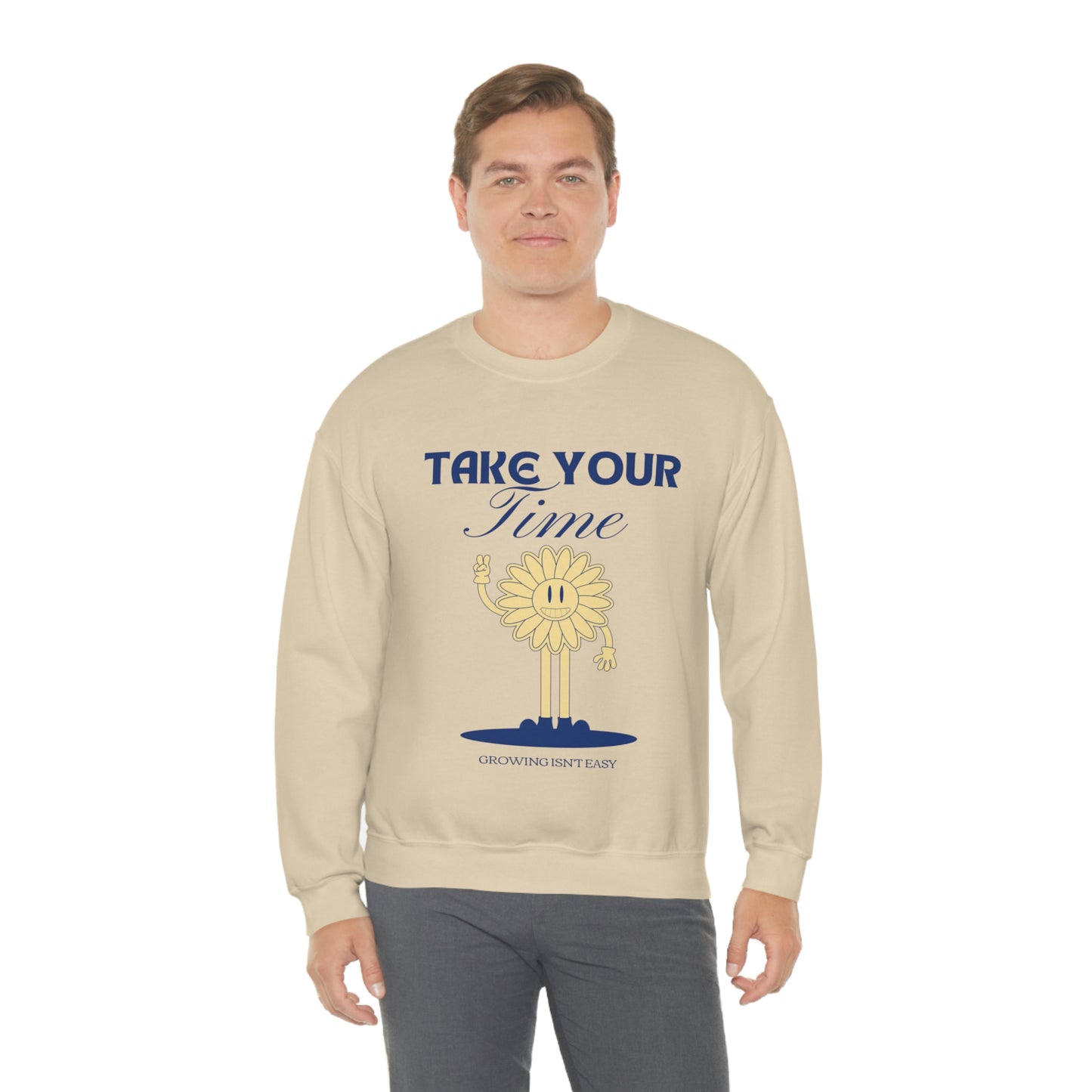 Growing Isn't Easy Unisex Crewneck