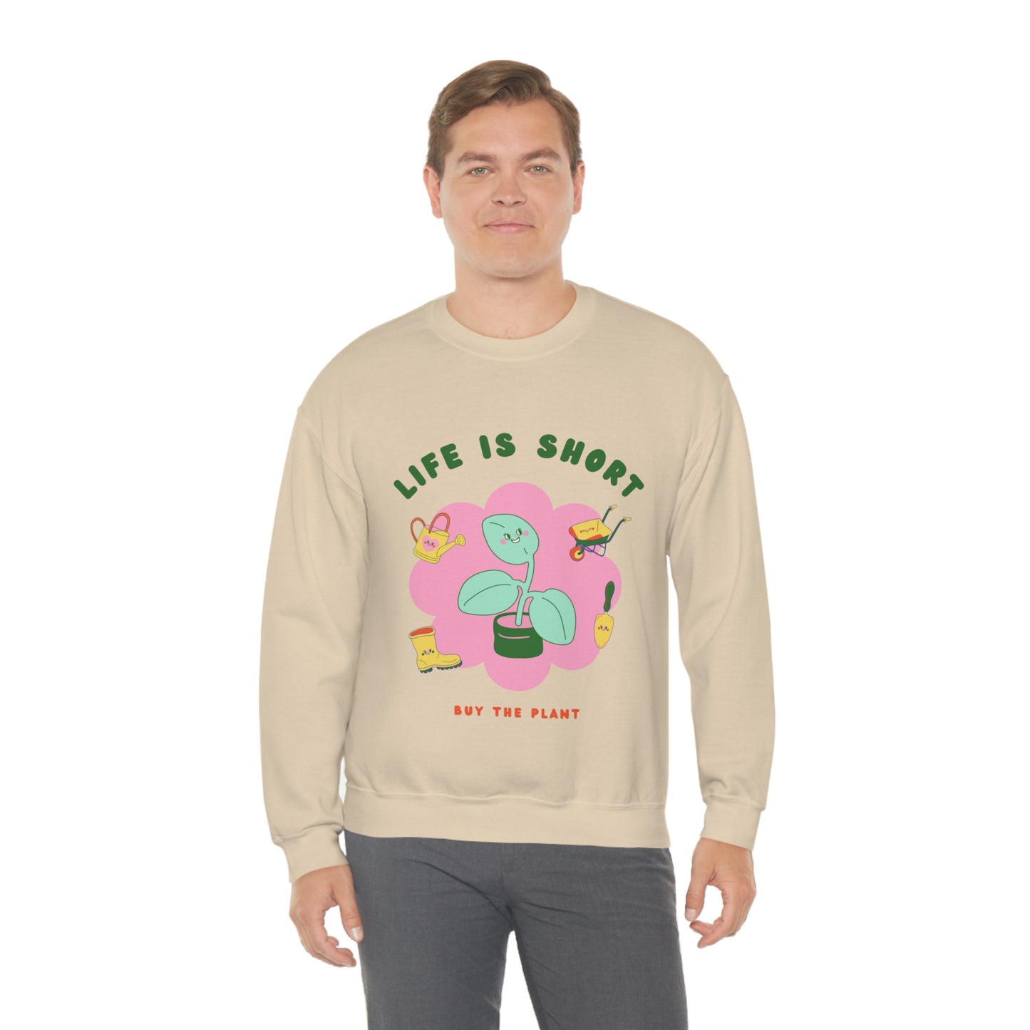 Life Is Short Unisex Crewneck