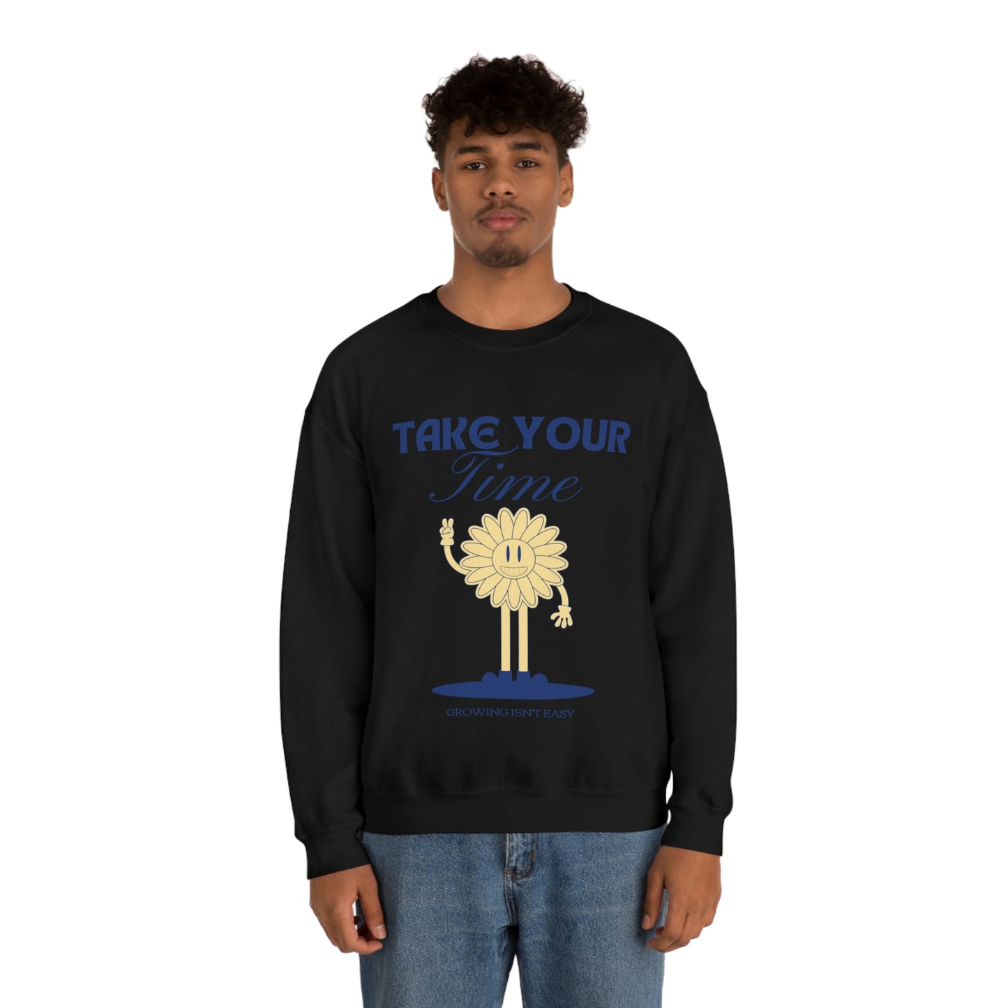 Growing Isn't Easy Unisex Crewneck