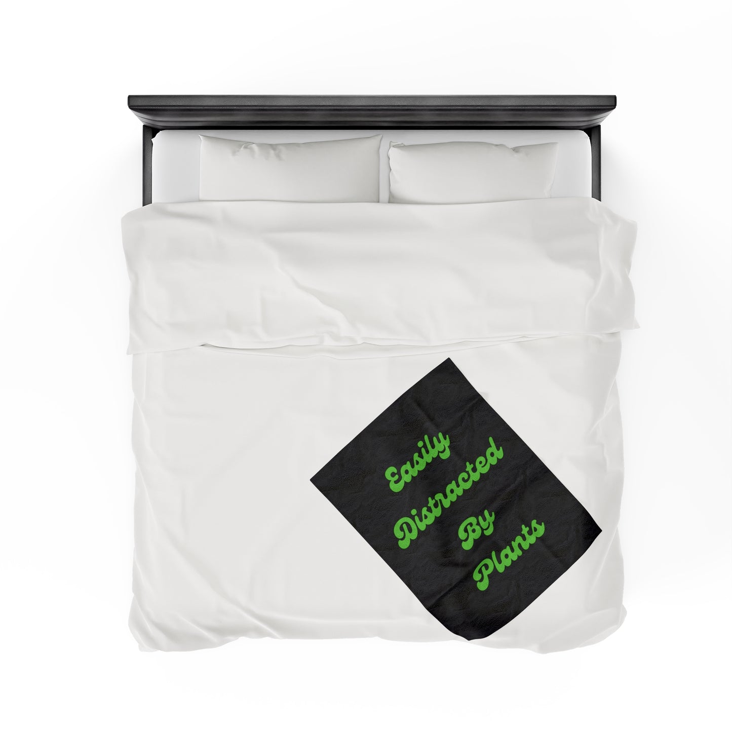 Distracted Velveteen Plush Blanket