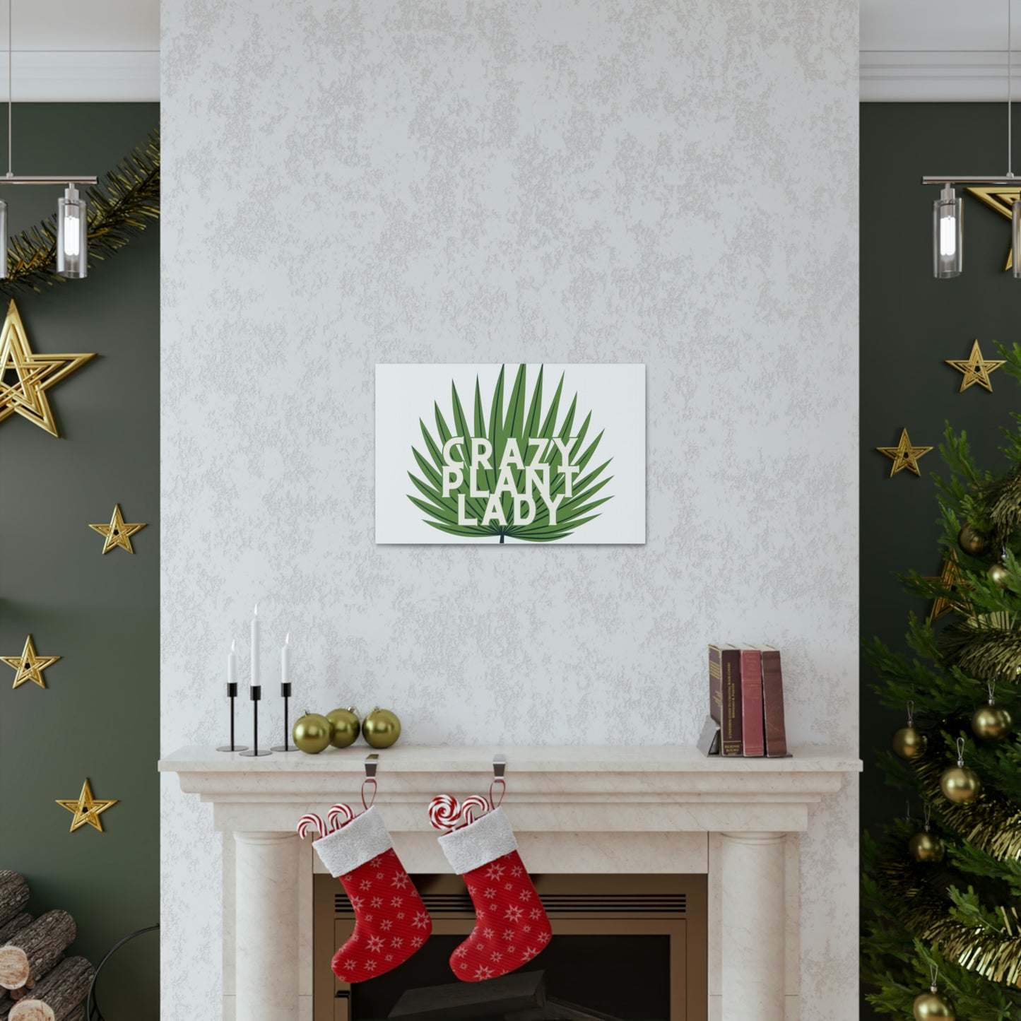 Crazy Plant Lady Canvas Wraps